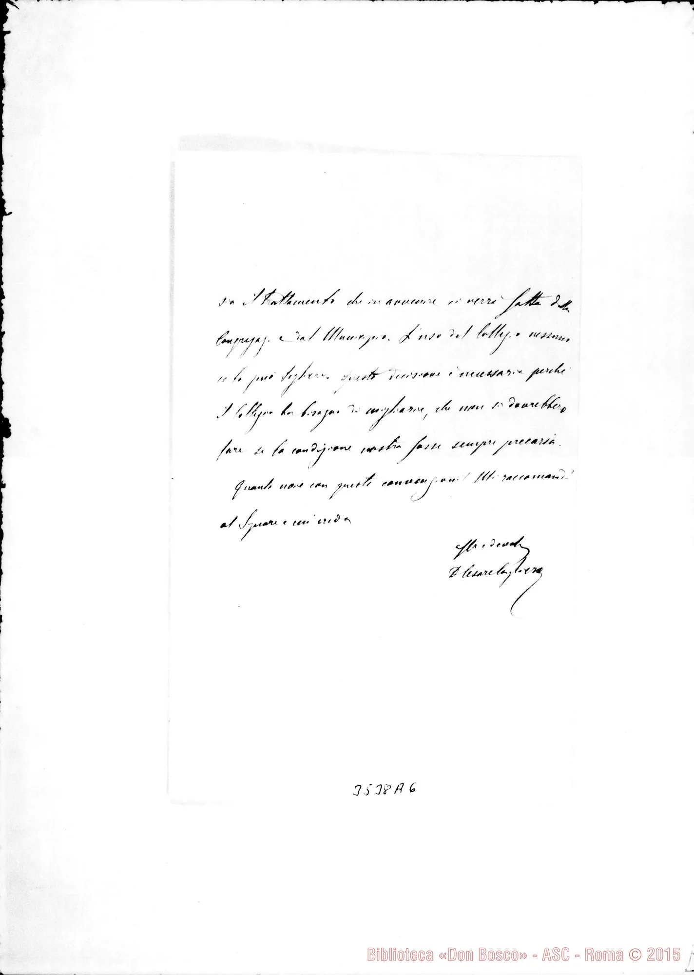 Fotogramma A 6 — Don Cesare Cagliero-Don Durando. Trevi, 1-06-1898