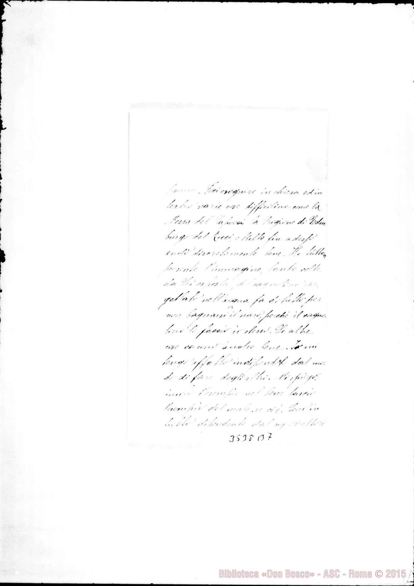Fotogramma B 7 — Ch. Guglielmo Hundek-Don Barberis. Trevi, 31-01-1899