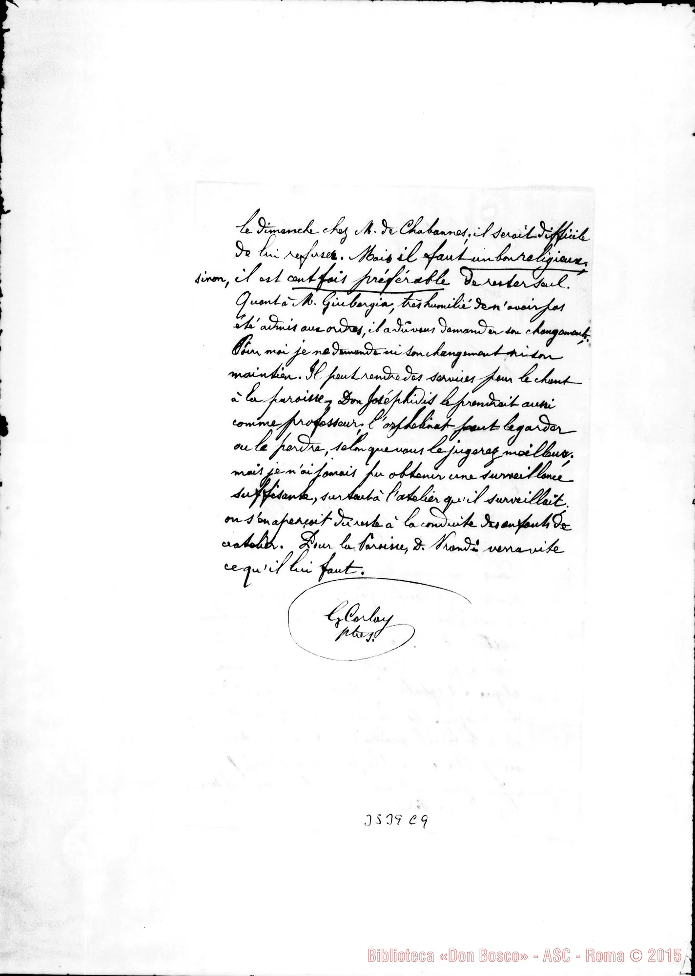 Fotogramma C 9 — Don Corlay: riguardante il personale. Tunis, 5-09-1900