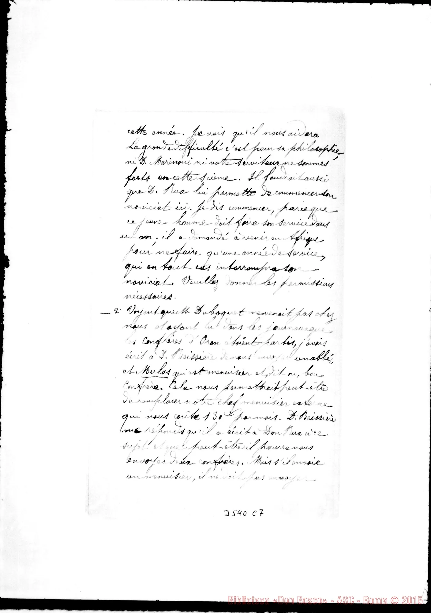 Fotogramma C 7 — Don Corlay Guglielmo-Ispettore. Tunis, 23-10-1901