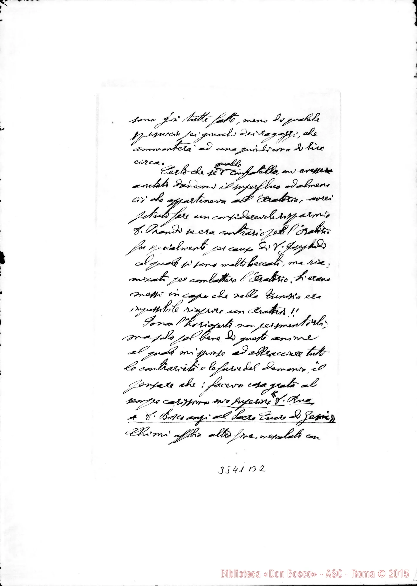 Fotogramma B 2 — Don Ghione Anacleto-Rev.mo Sig. Tunis, 10-02-1902