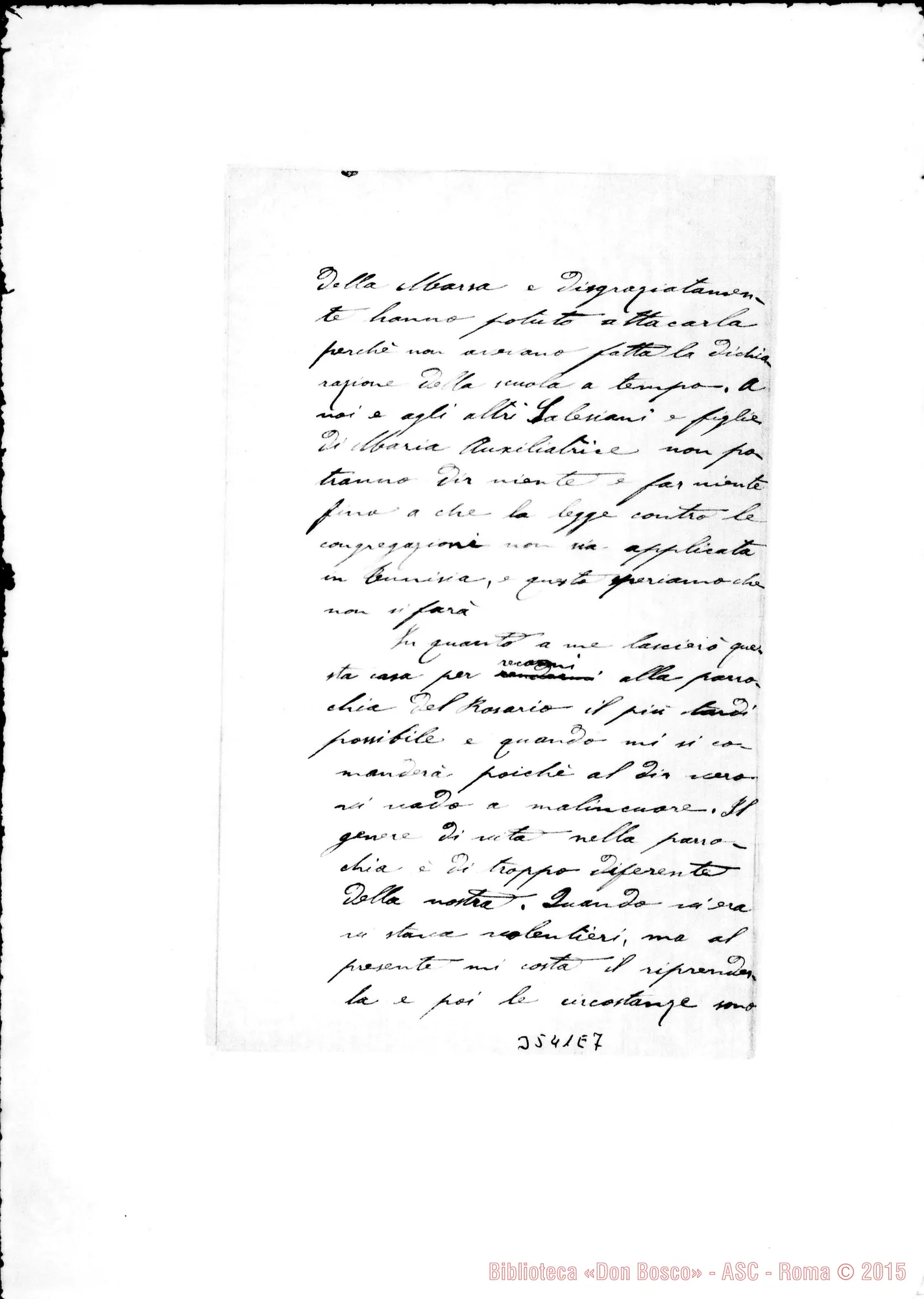 Fotogramma E 7 — Don Marinoni Ermenegildo-Amat.mo Padre. Tunis, 16-11-1902