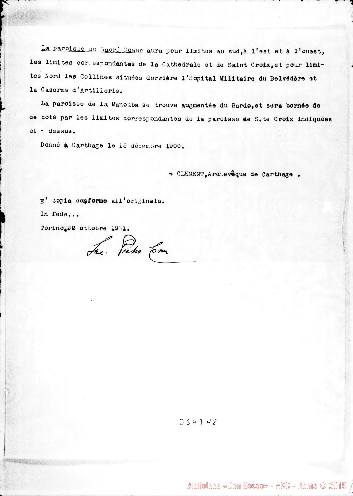 Fotogramma A 8 — «Rapport de la commission»