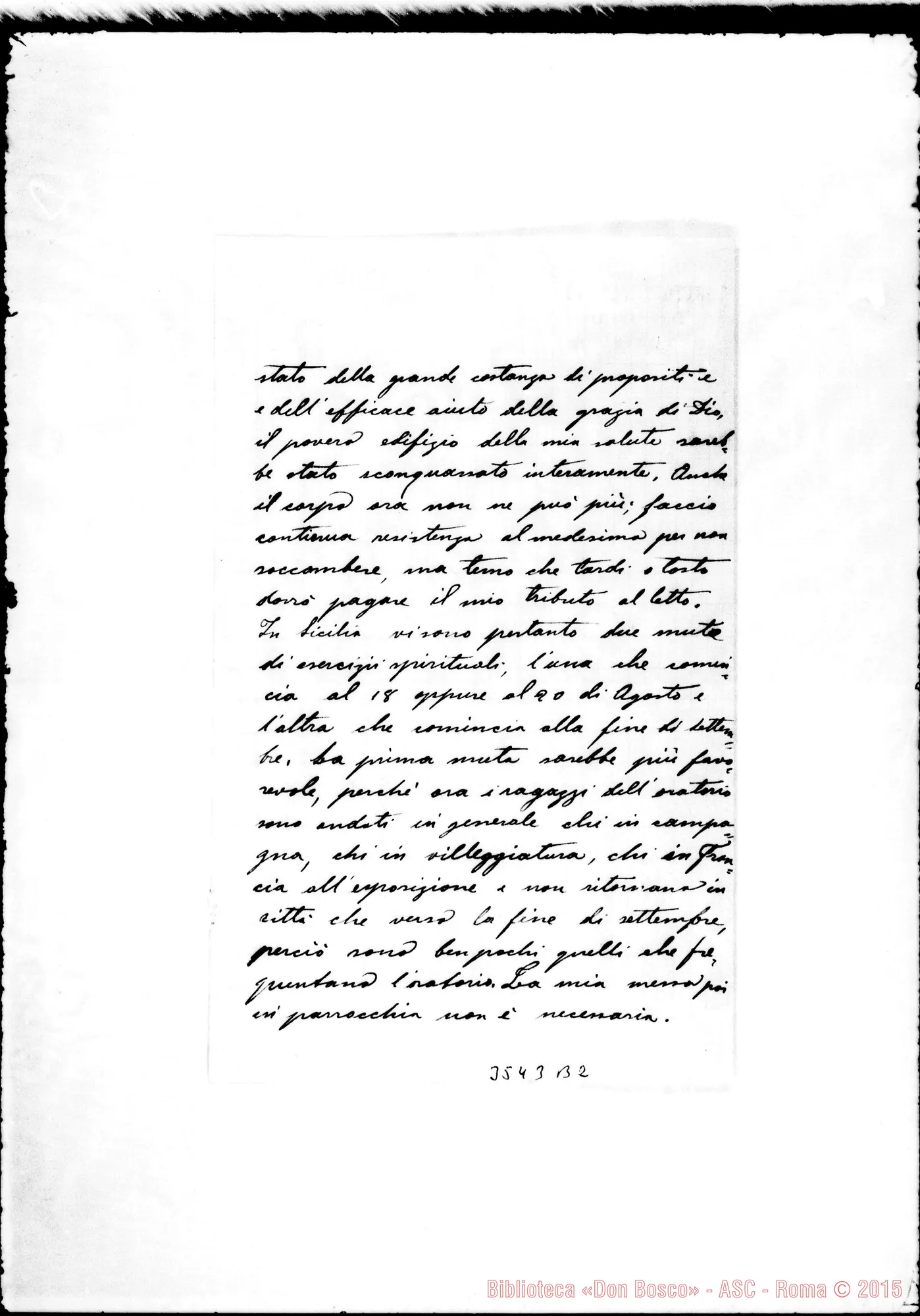 Fotogramma B 2 — Don Carlo Vittone-Rev.do Sig. Tunis, 25-07-1900