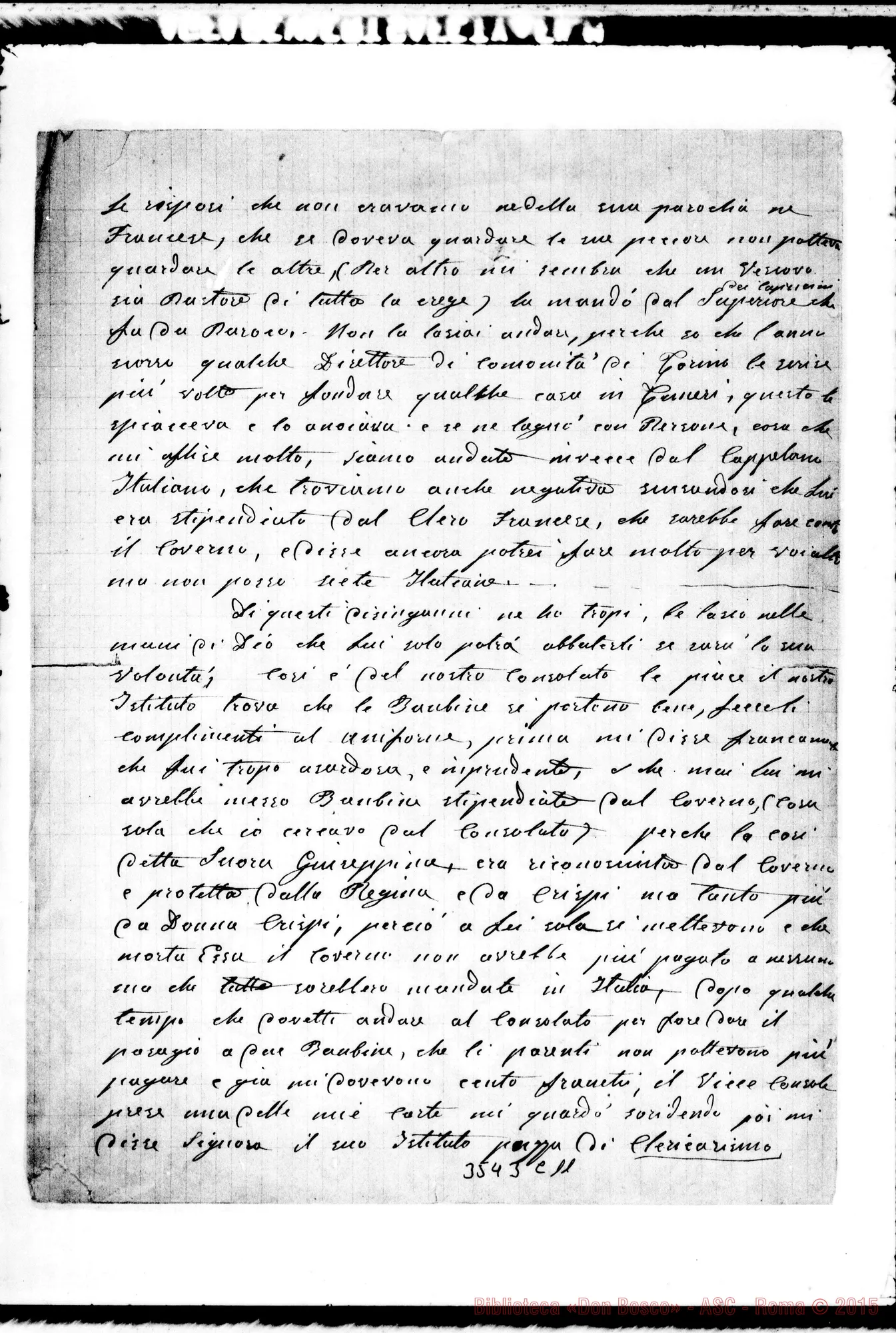 Fotogramma C 11 — Tunis-Santa Oliva: Ostellino, vedova Forgnone-Rev.do Sig.