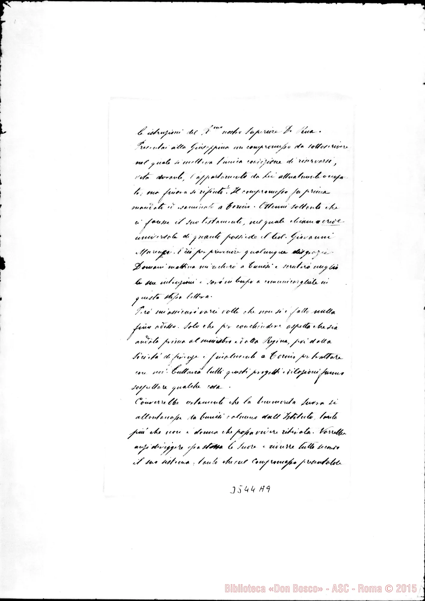 Fotogramma A 9 — Don Josephidi Antonio-Don Albera. La Marsa, 10-03-1895