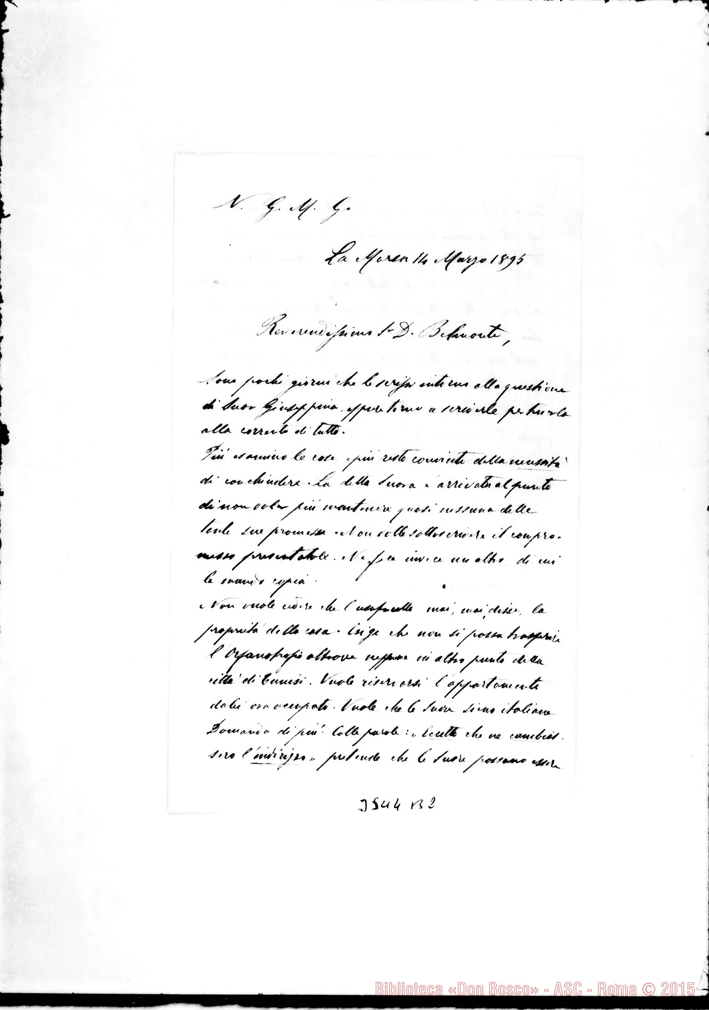 Fotogramma B 2 — Don Josephidi Antonio-Don Belmonte. La Marsa, 14-03-1895