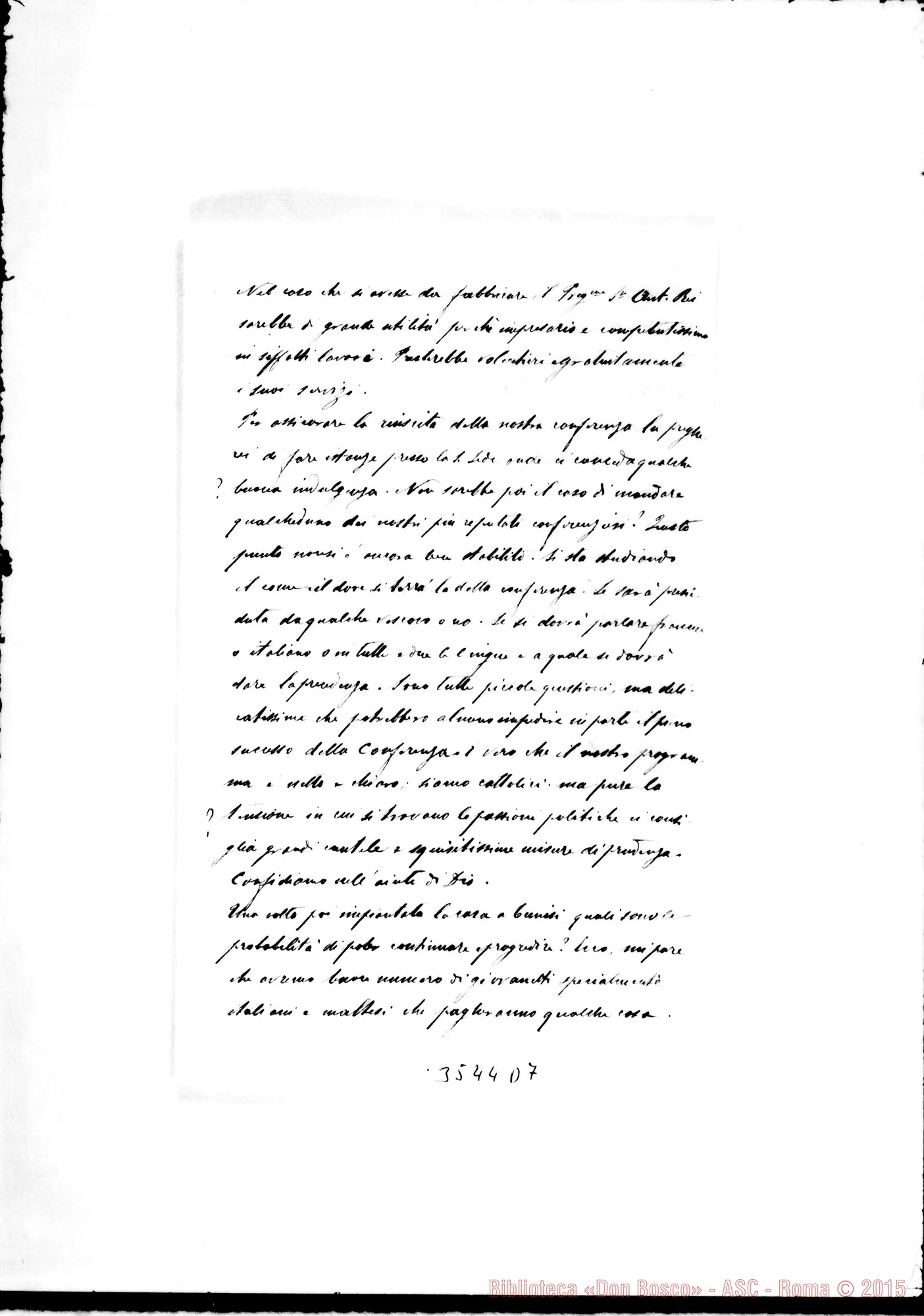 Fotogramma D 7 — Don Josephidi-Amat.mo Padre. La Marsa, 15-04-1895