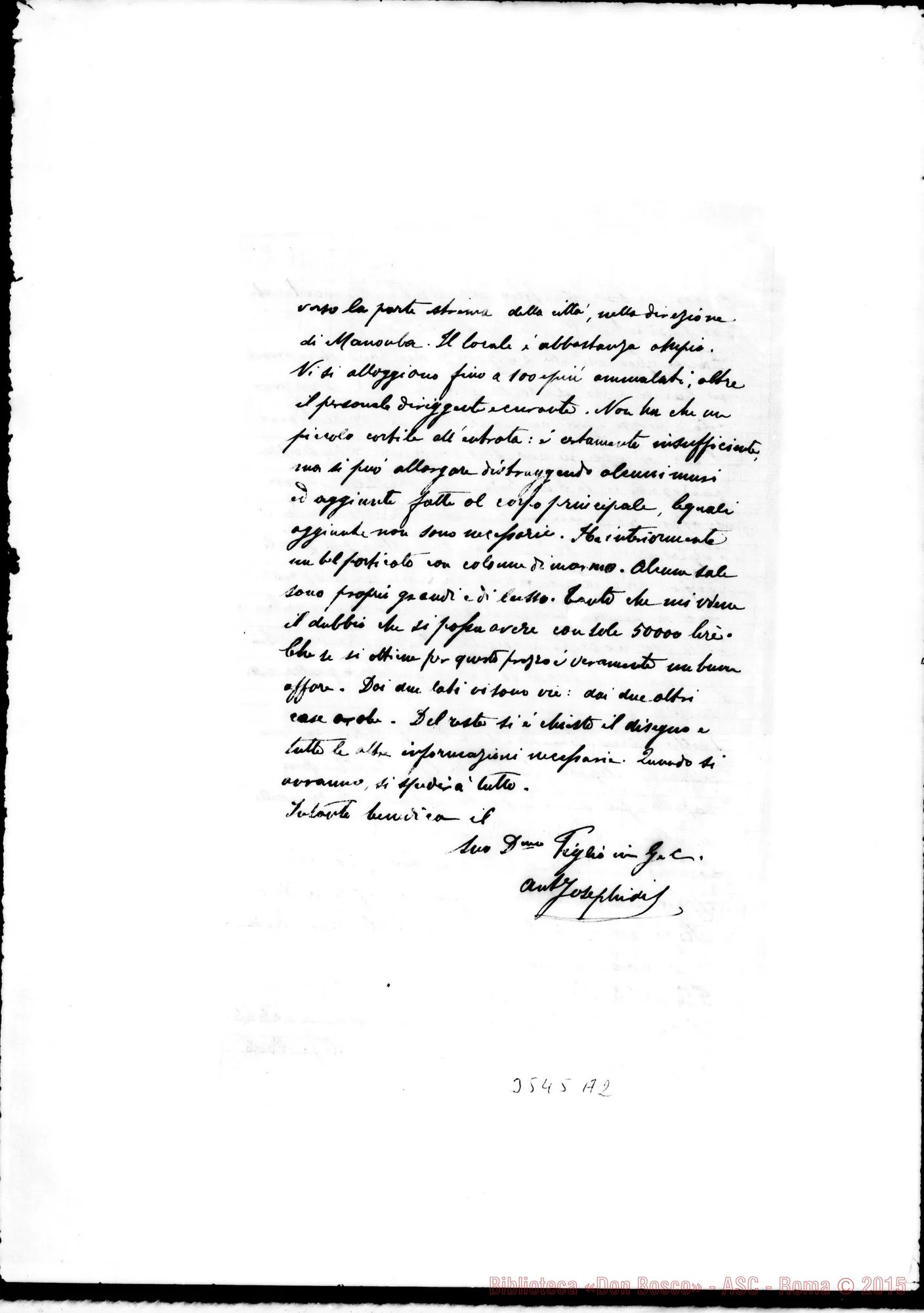 Fotogramma A 2 — Don Josephidi-Ispettore. La Marsa, 20-12-1895