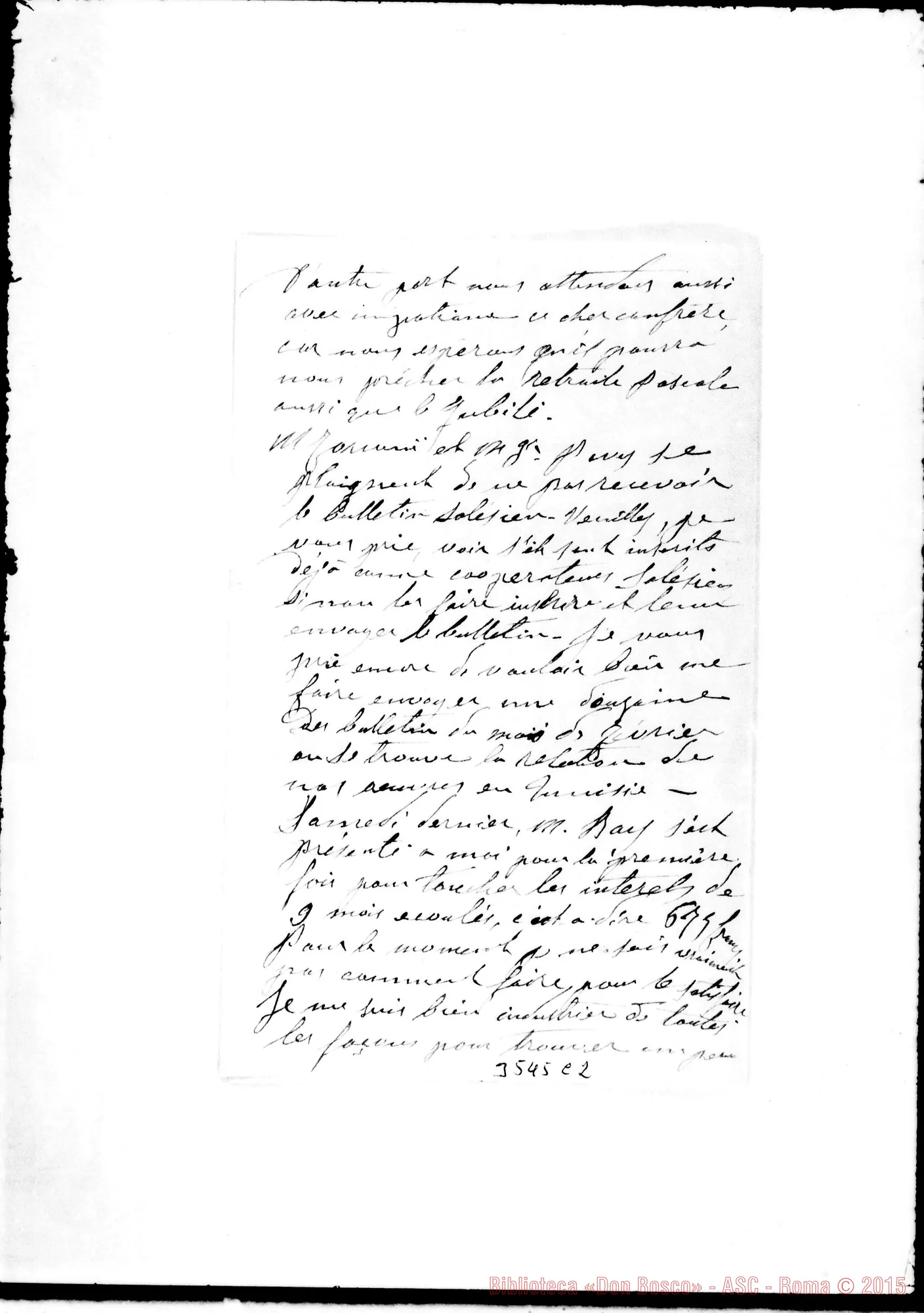 Fotogramma C 2 — Don Prandi Lorenzo-Ispettore. Tunis, 25-02-1901