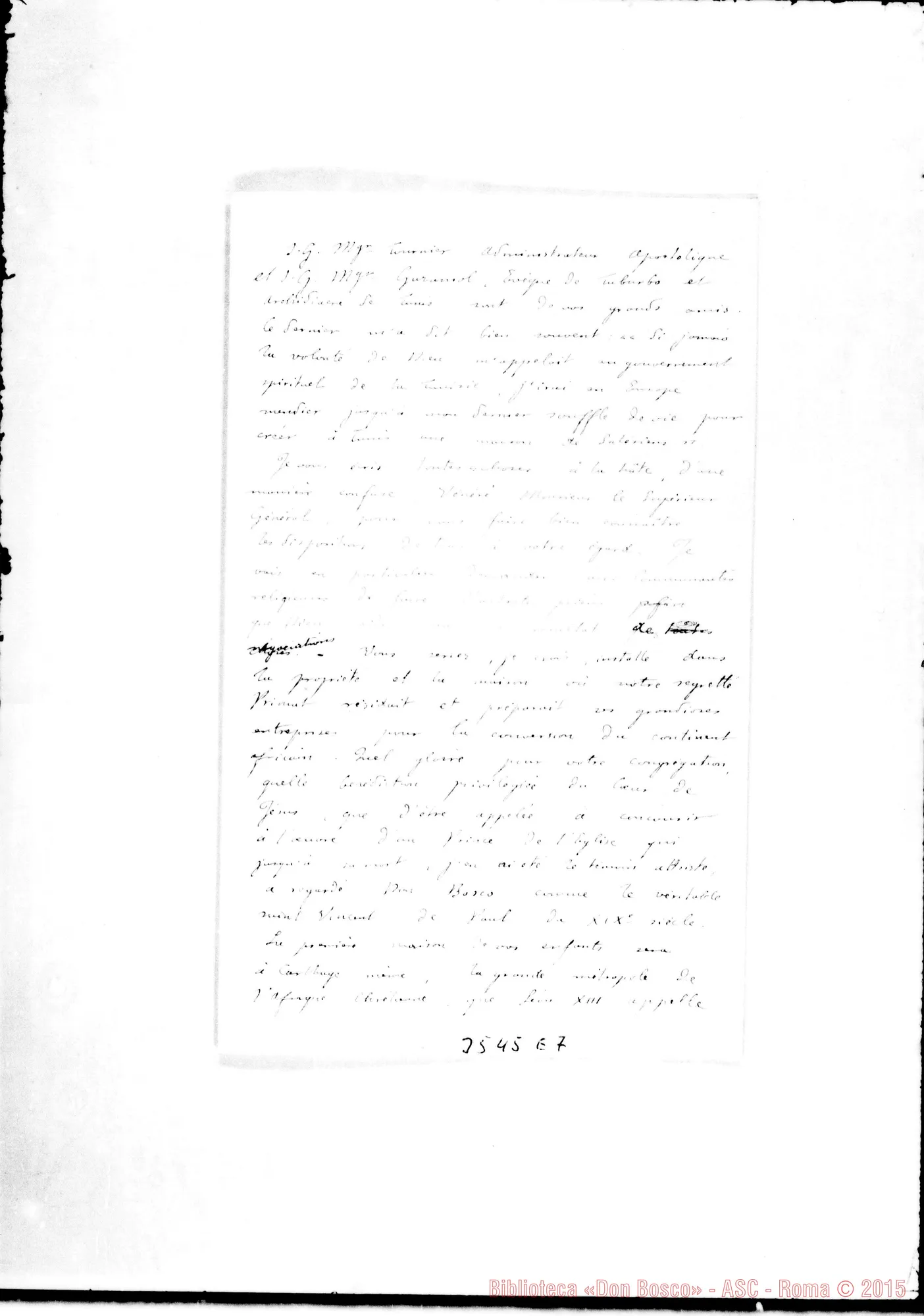Fotogramma E 7 — Dall’Arcivescovato-Don Rua. Tunis, 5-09-1893