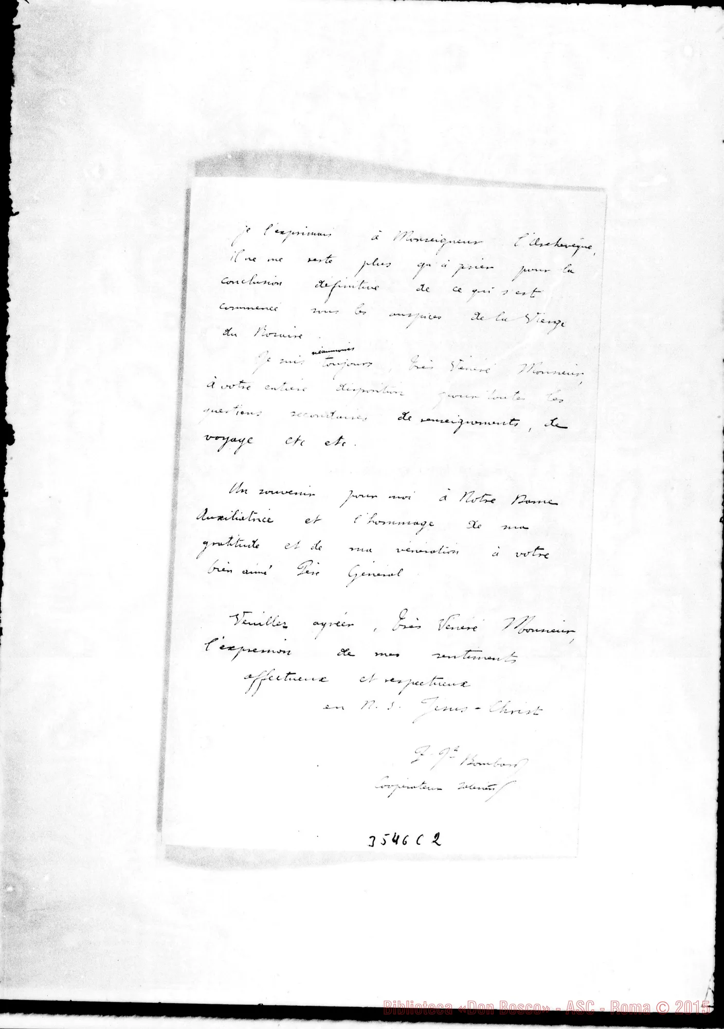 Fotogramma C 2 — Dall'Arcivescovato-Vénéré Monsieur. Tunis, 19-10-1894