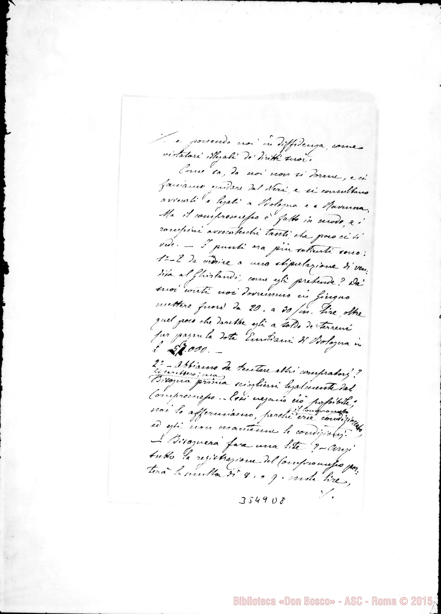 Fotogramma D 8 — Don Giuseppe Daghero-Don Marenco. Faenza, 22-03-1902 Autogr. Rua