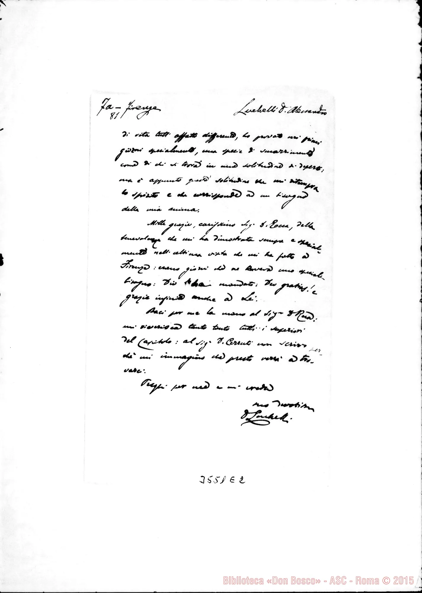 Fotogramma E 2 — Don Luchelli-Don Rocca. Alassio, 26-10-1904