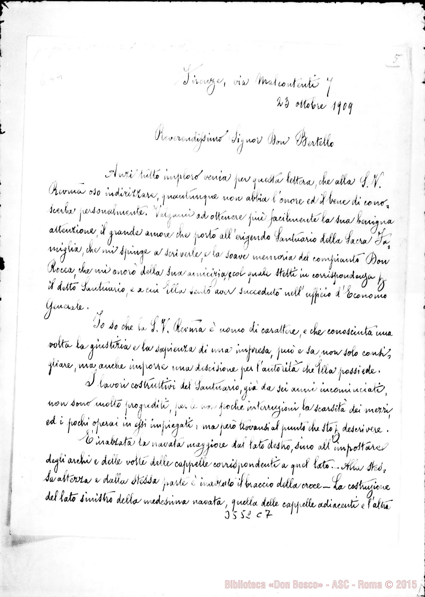 Fotogramma C 7 — Don Pietro Fincolini-Don Bertello. Firenze, 23-10-1909