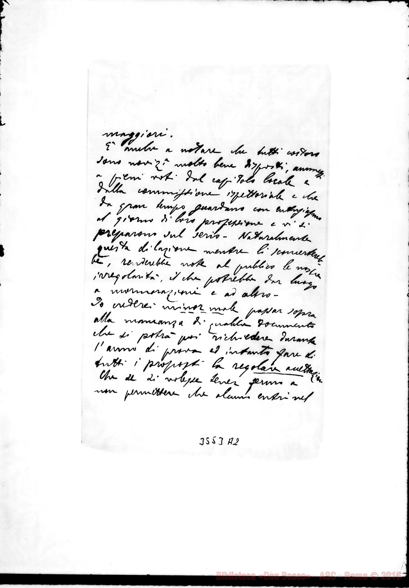 Fotogramma A 2 — Don Giovanni Zolin-Don Rinaldi. Foglizzo, 2-09-1905 Autogr. Rinaldi