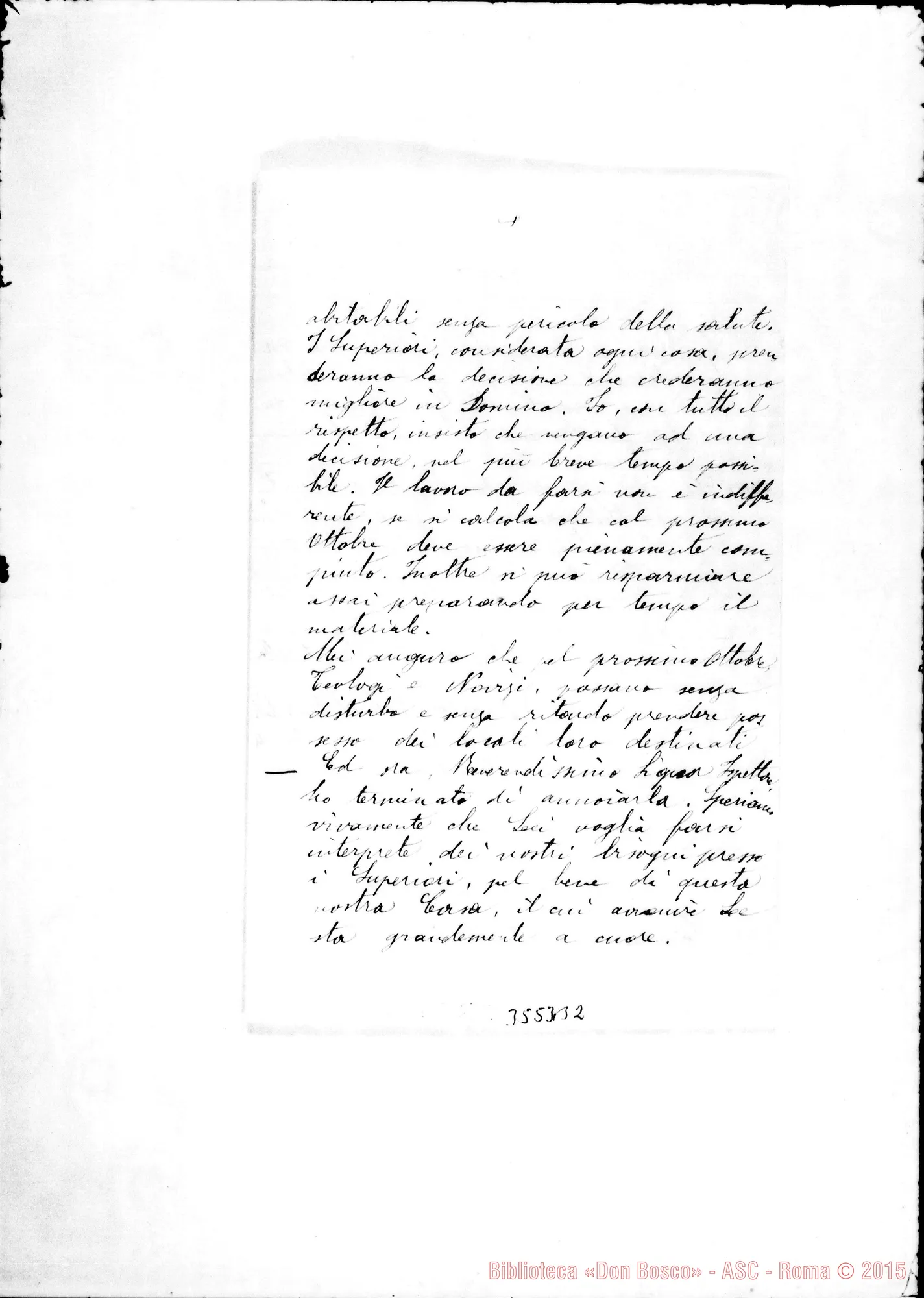 Fotogramma B 2 — Don Alessio Barberis-Ispettore. Foglizzo, 11-01-1906