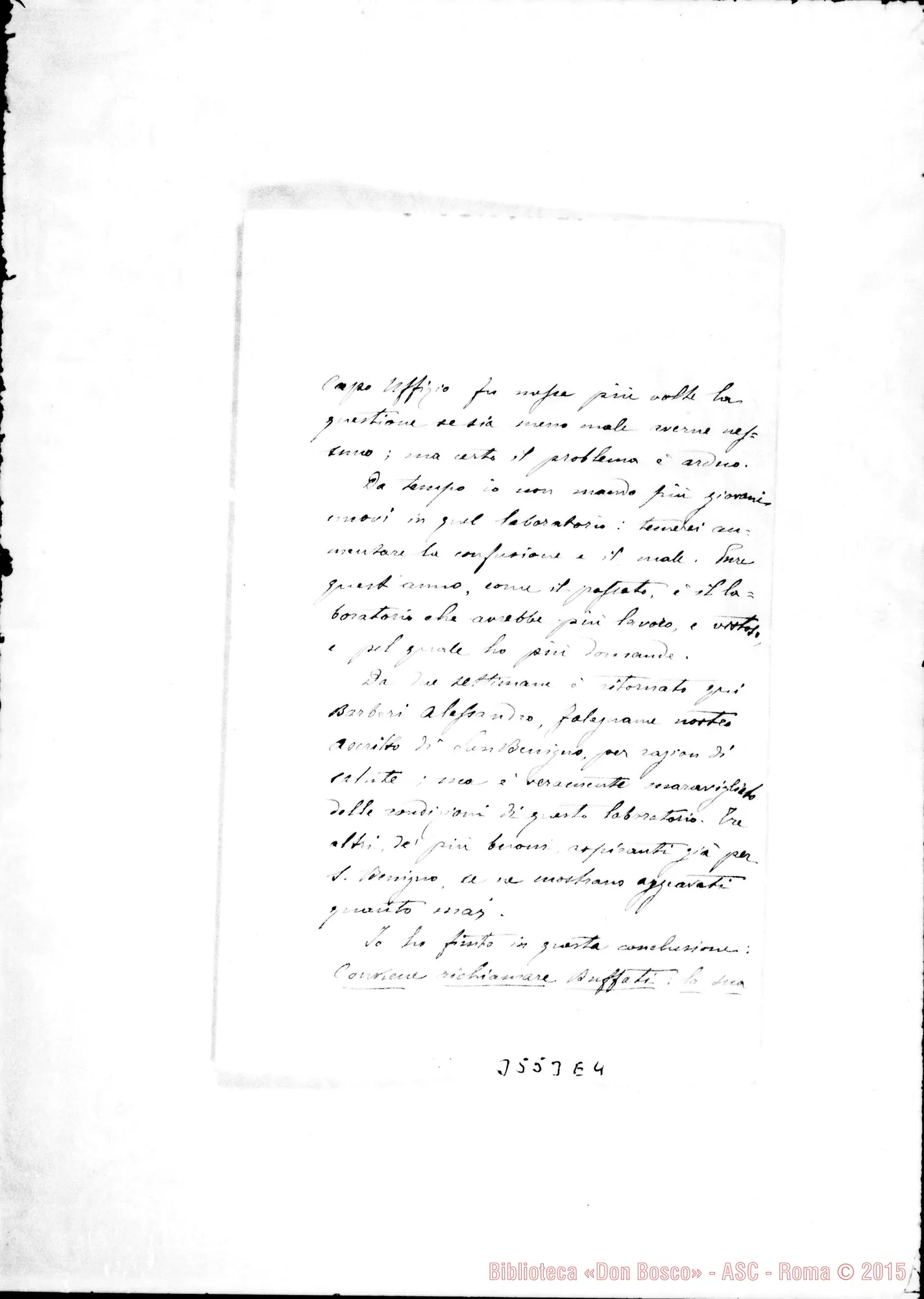 Fotogramma E 4 — Don Giuseppe Cagliero-Don Rua. Sampierdarena, senza data
