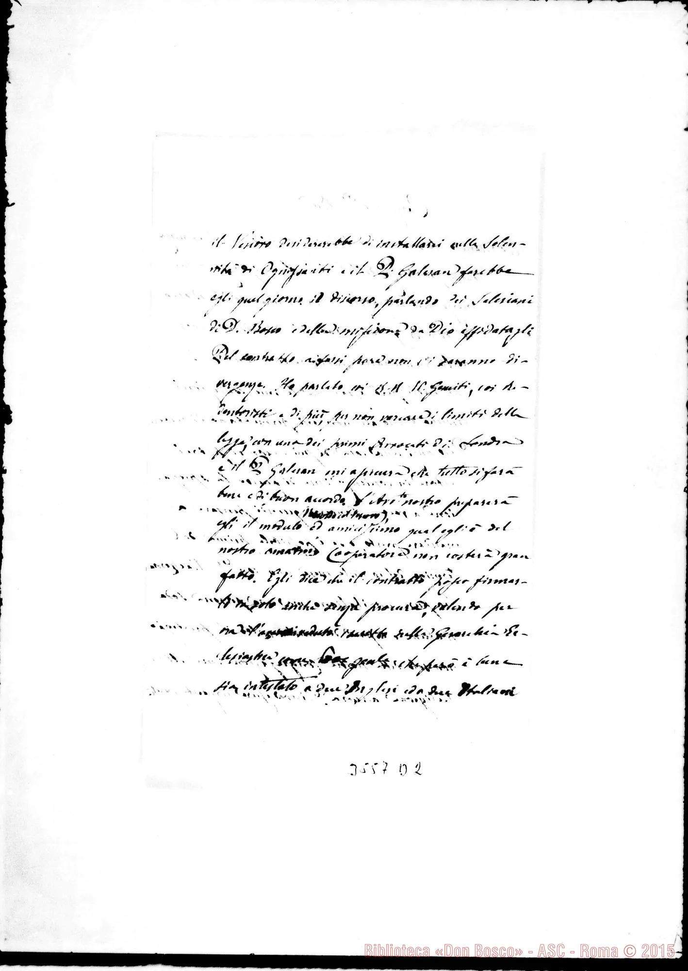 Fotogramma D 2 — Don Frane. Dalmazzo-Don Rua. London, 21-10-1887