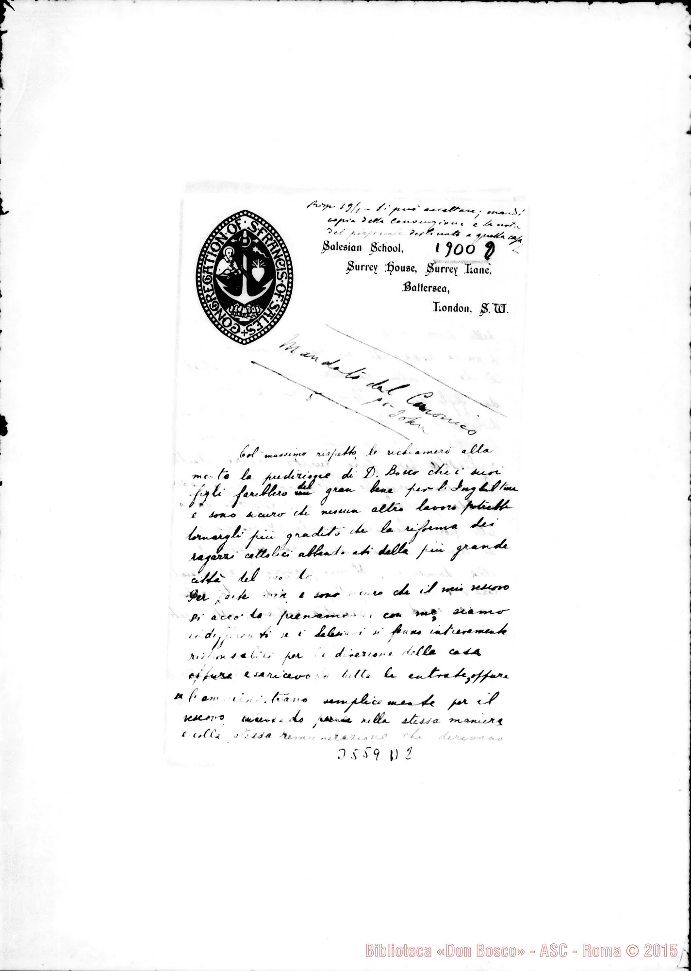 Fotogramma D 2 — Edoardo St. John-Don Rua, del 1900
