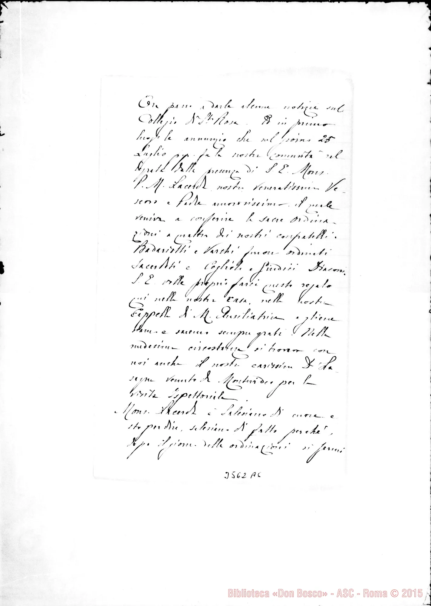 Fotogramma A 6 — Don Pietro Rota-Don Rua. Niterói, 27-08-1888