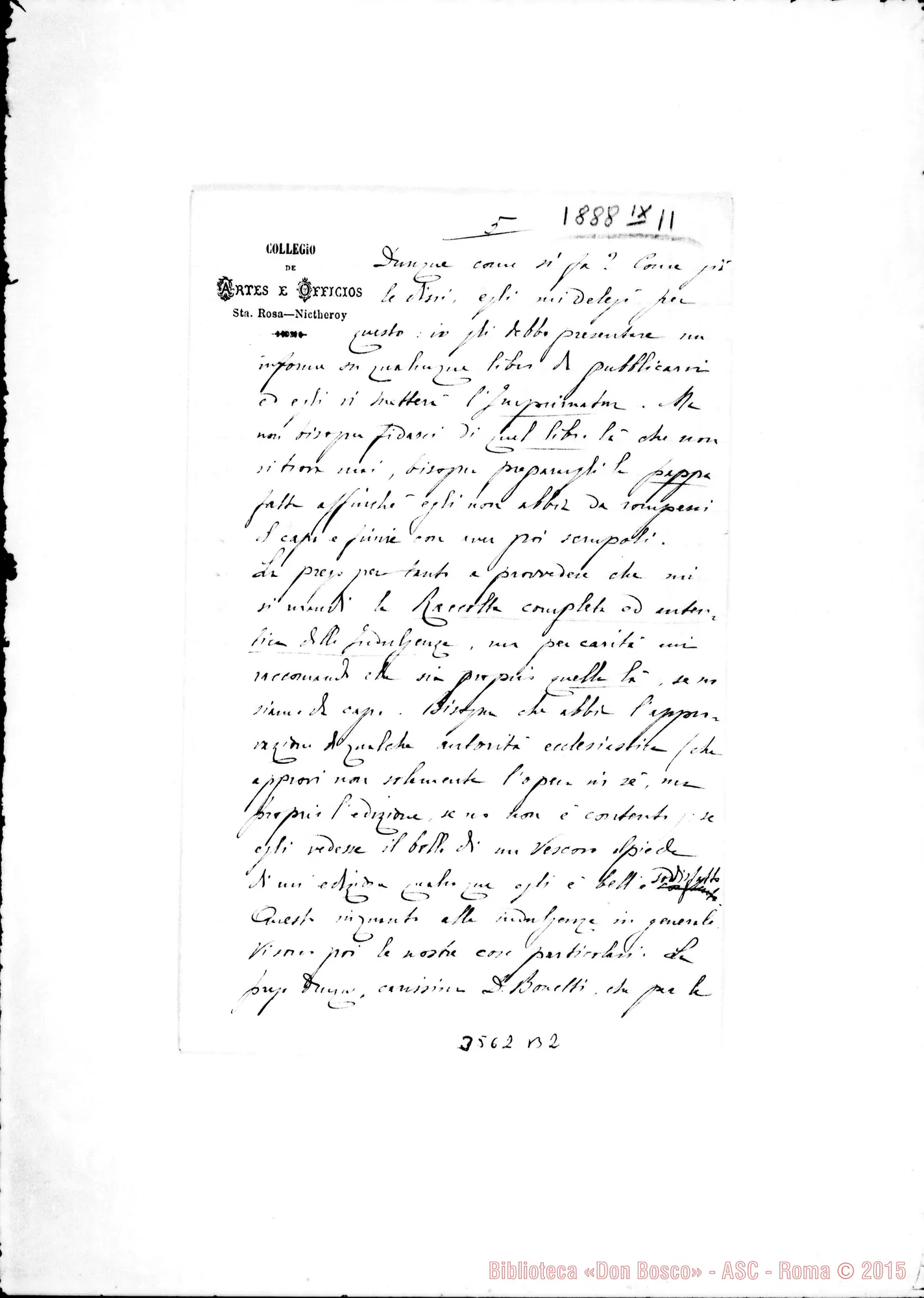 Fotogramma B 2 — Don Pietro Rota-Don Bonetti. Niterói, 11-09-1888