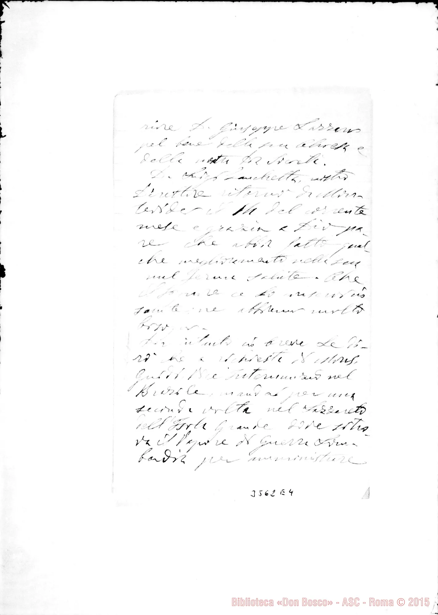 Fotogramma E 4 — Don Giudici Dionigi-Don Lazzero. Niterói, 18-03-1896 Autogr. Rua