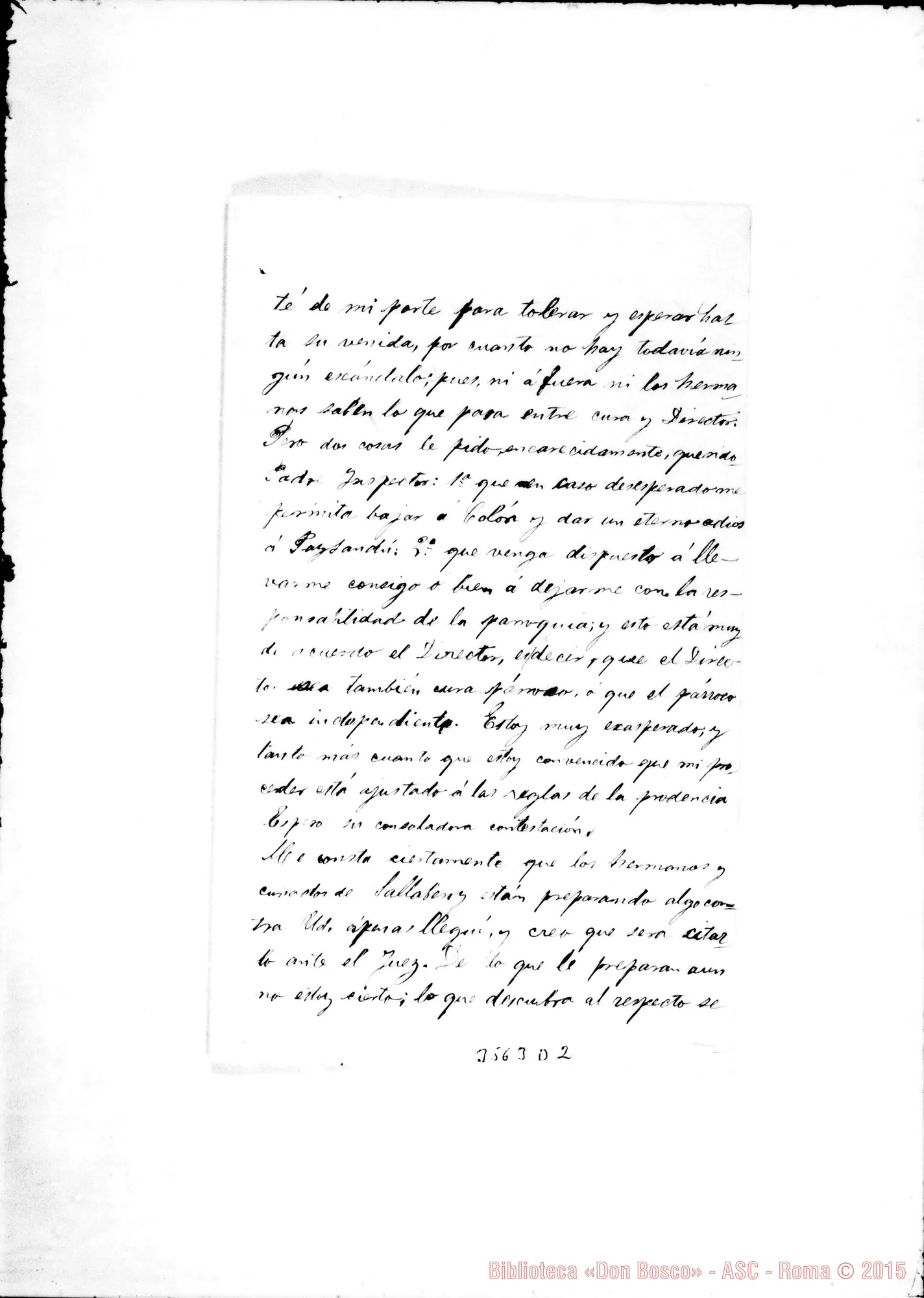 Fotogramma D 2 — Don Juan P. Rodriguez-Ispettore. Paysandù, 20-03-1891