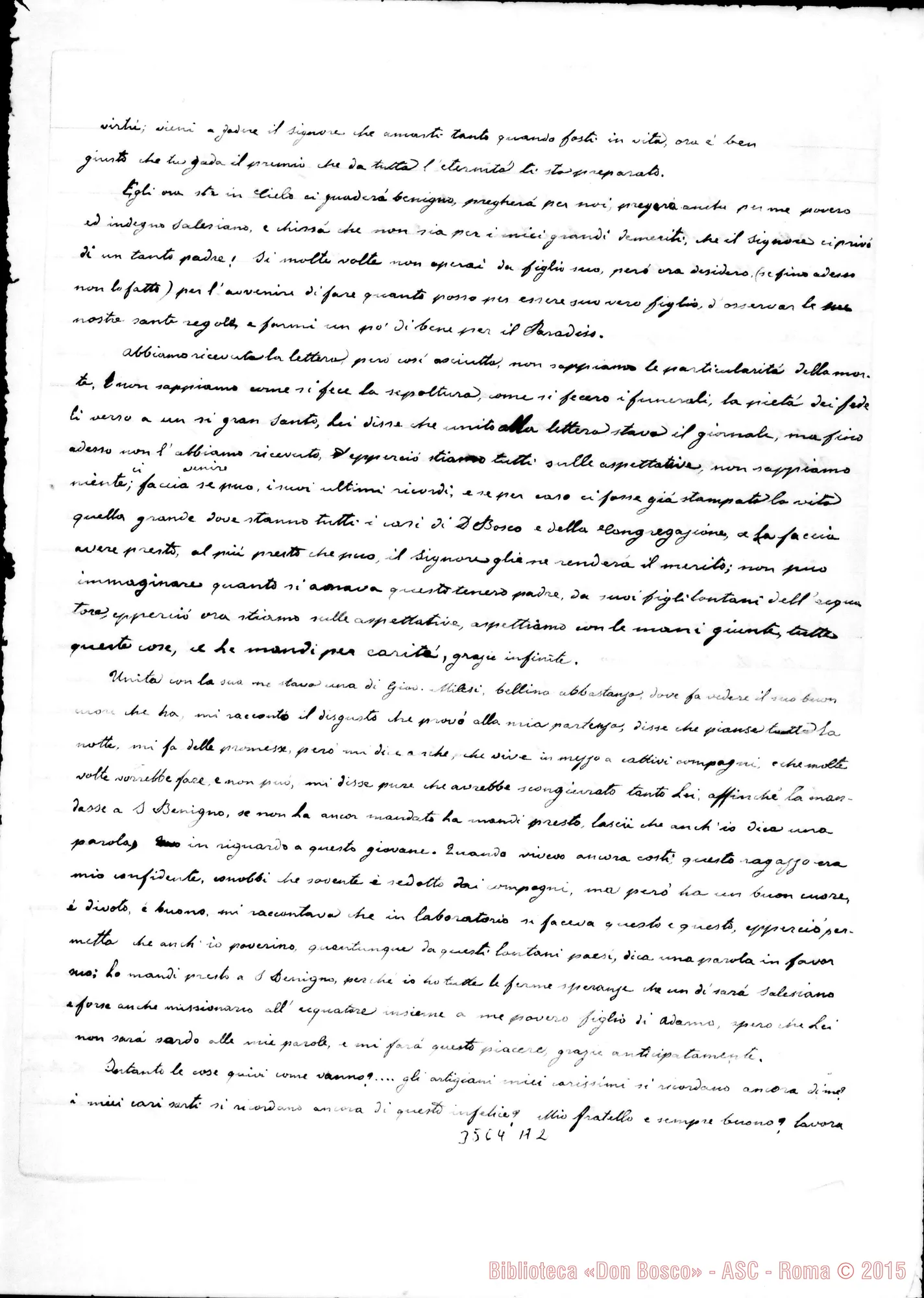 Fotogramma A 2 — Coad. Maffeo Giuseppe-Direttore. Quito, 19-03-1888