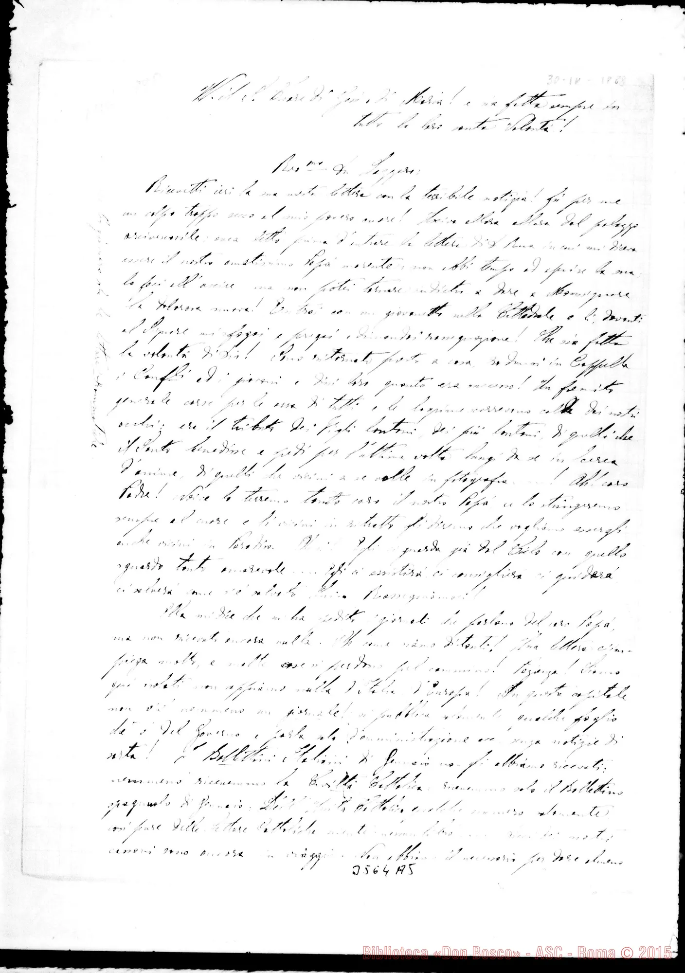 Fotogramma A 5 — Don Luigi Calcagno-Don Lazzero. Quito, 17-03-1888