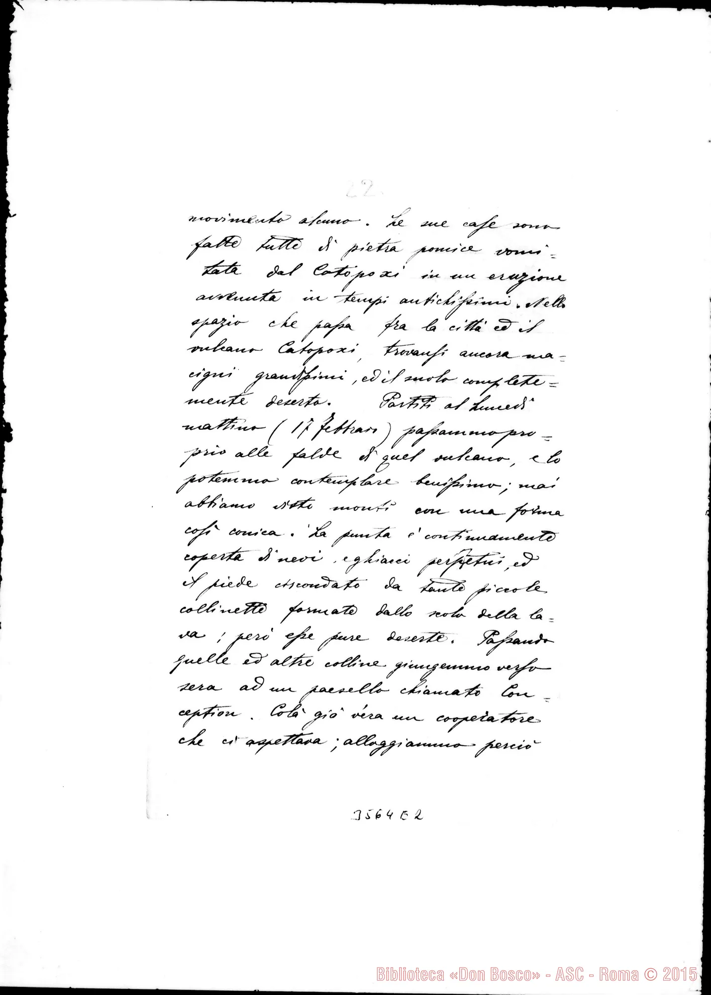 Fotogramma E 2 — Ch. Giuseppe Taricco-Direttore. Quito, 20-02-1890