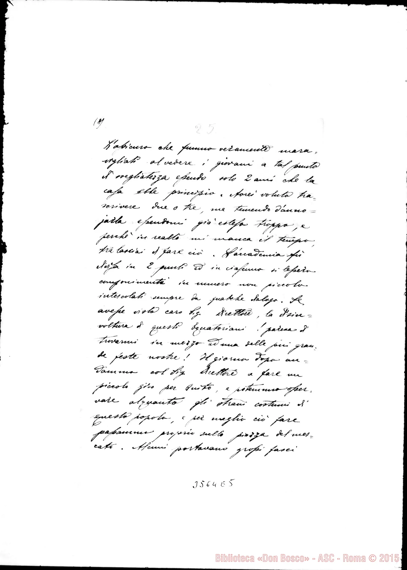 Fotogramma E 5 — Ch. Giuseppe Taricco-Direttore. Quito, 20-02-1890