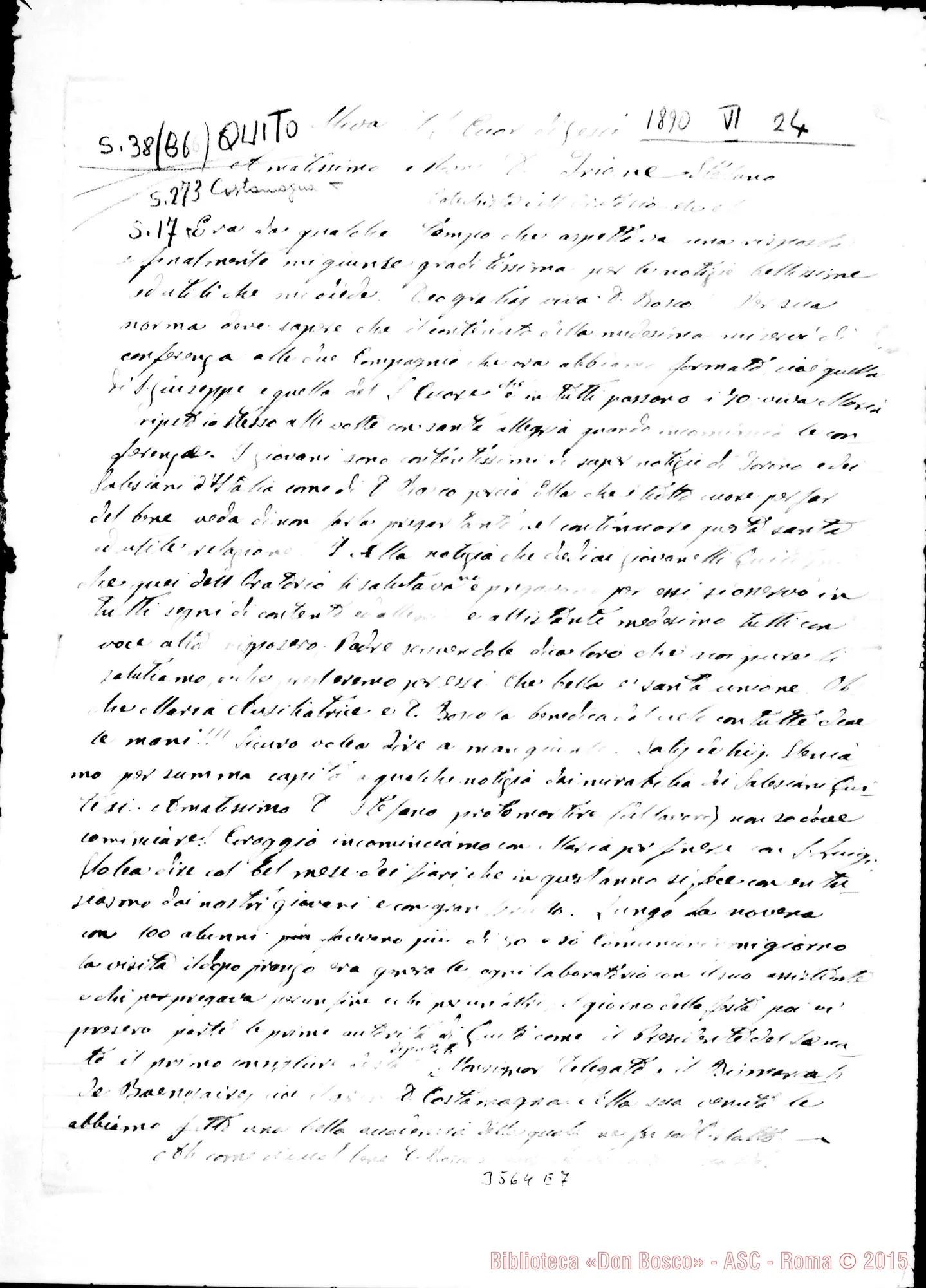 Fotogramma E 7 — Don Santinelli-Don Trione. Quito, 24-06-1890