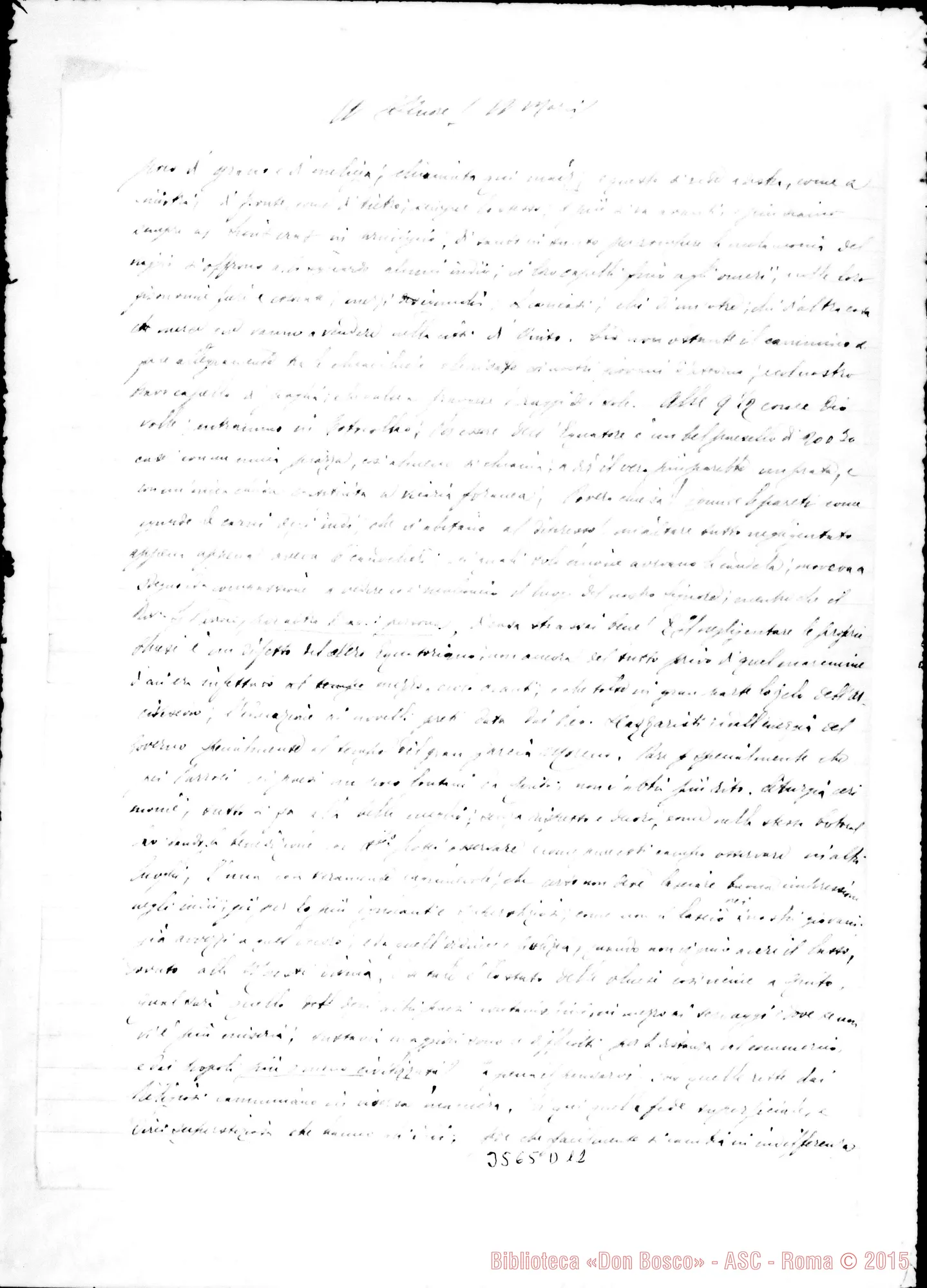 Fotogramma D 12 — Ch. Guido Rocca-Don Lemoyne. Quito, 13-08-1892