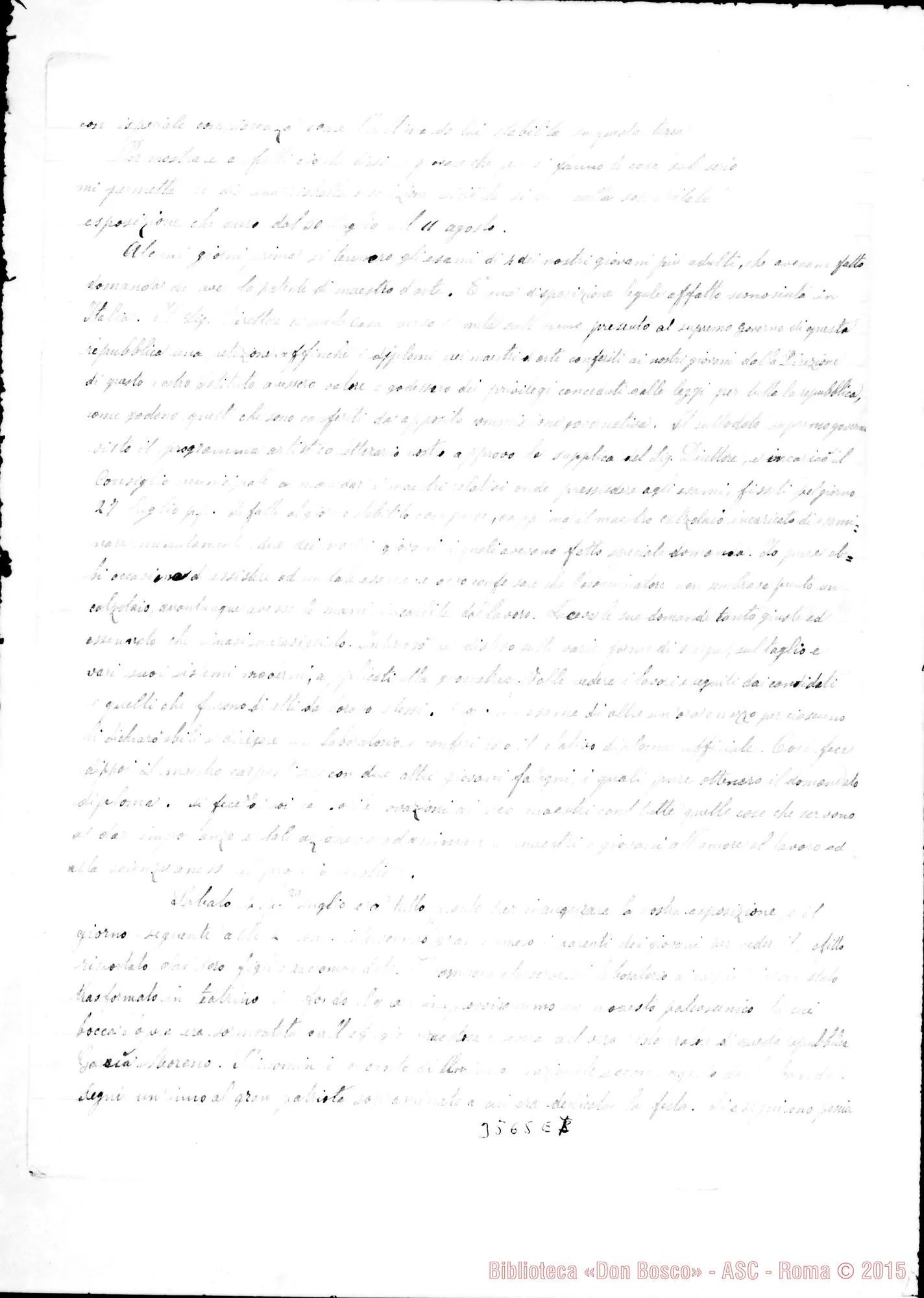 Fotogramma E 7 — Coad. Giacinto Pancheri-Ispettore. Quito, 30-01-1894 Autogr. Rua