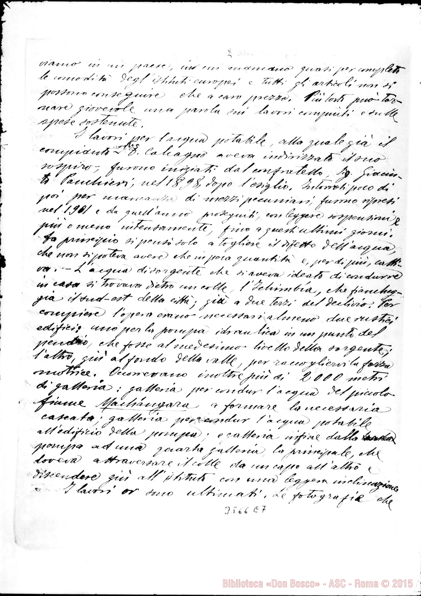 Fotogramma E 7 — A Don Rua da Quito, il 7-08-1908 Autogr. Rua