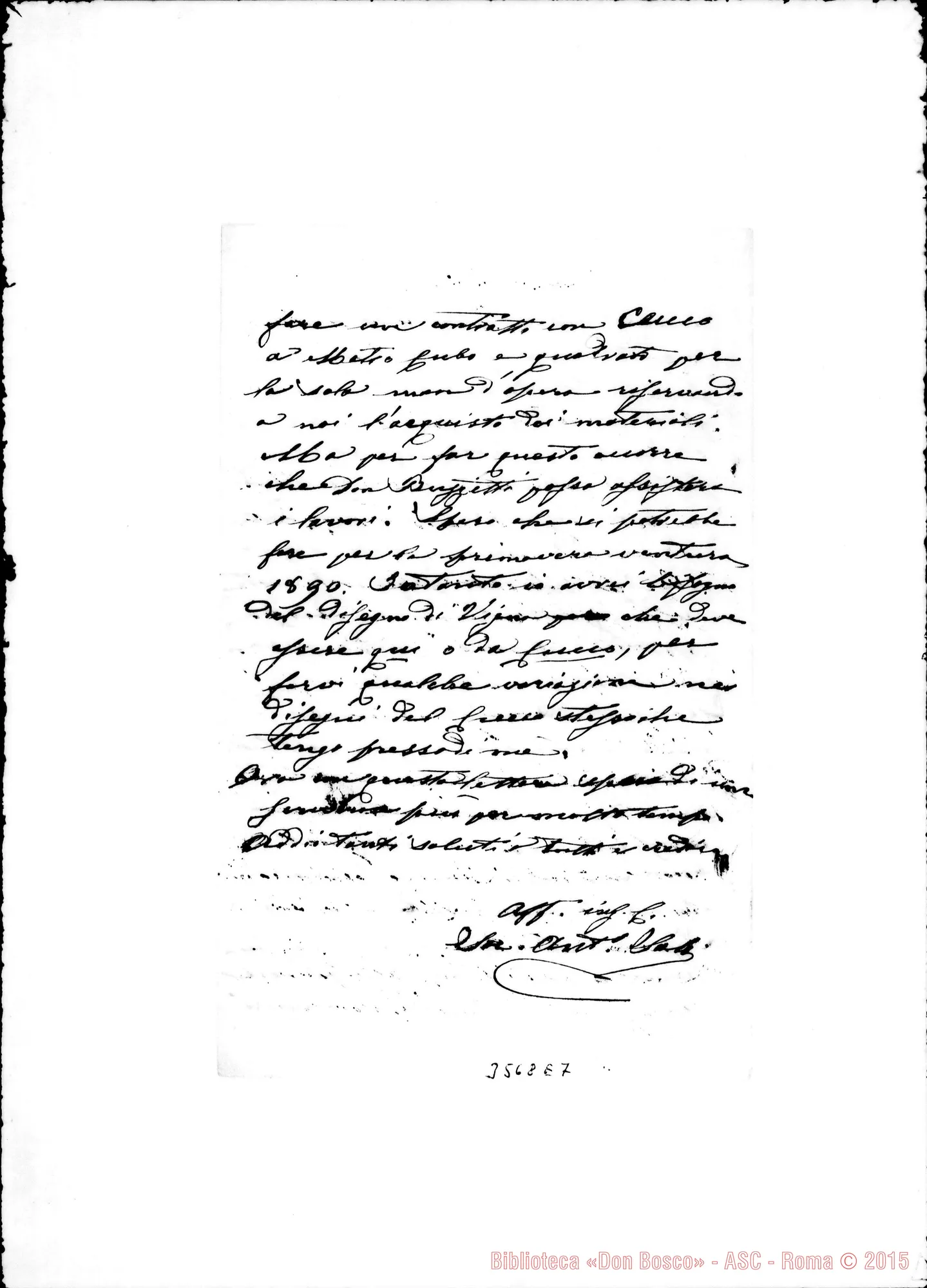 Fotogramma E 7 — Don Antonio Sala-Don Cagliero Cesare. Torino, 14-05-1889