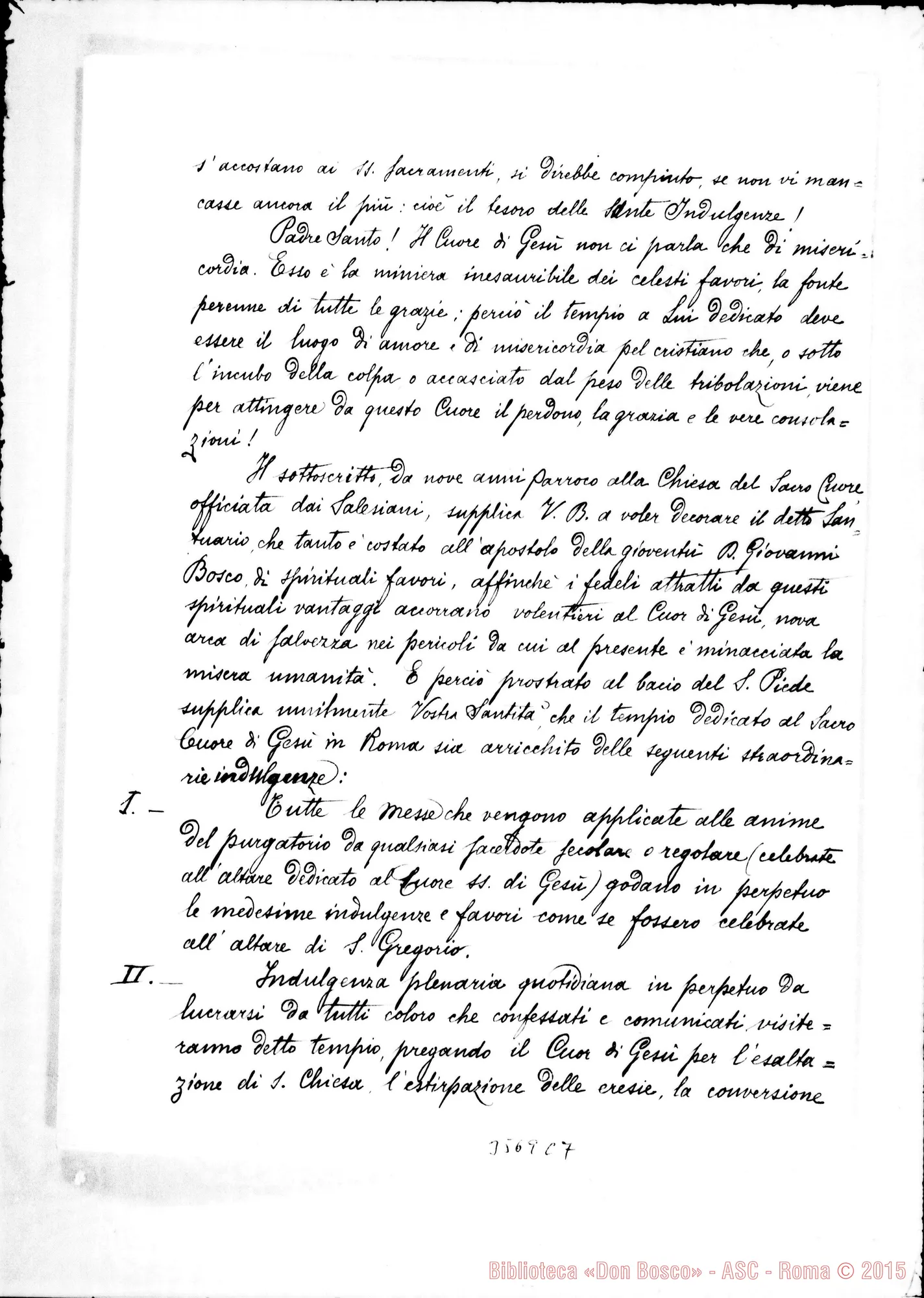 Fotogramma C 7 — Don Giov. Maria Colussi-Beatissimo Padre: Supplica con firma autogr. Pius. PP.X, il 20-02-1904. Originale E copia conforme