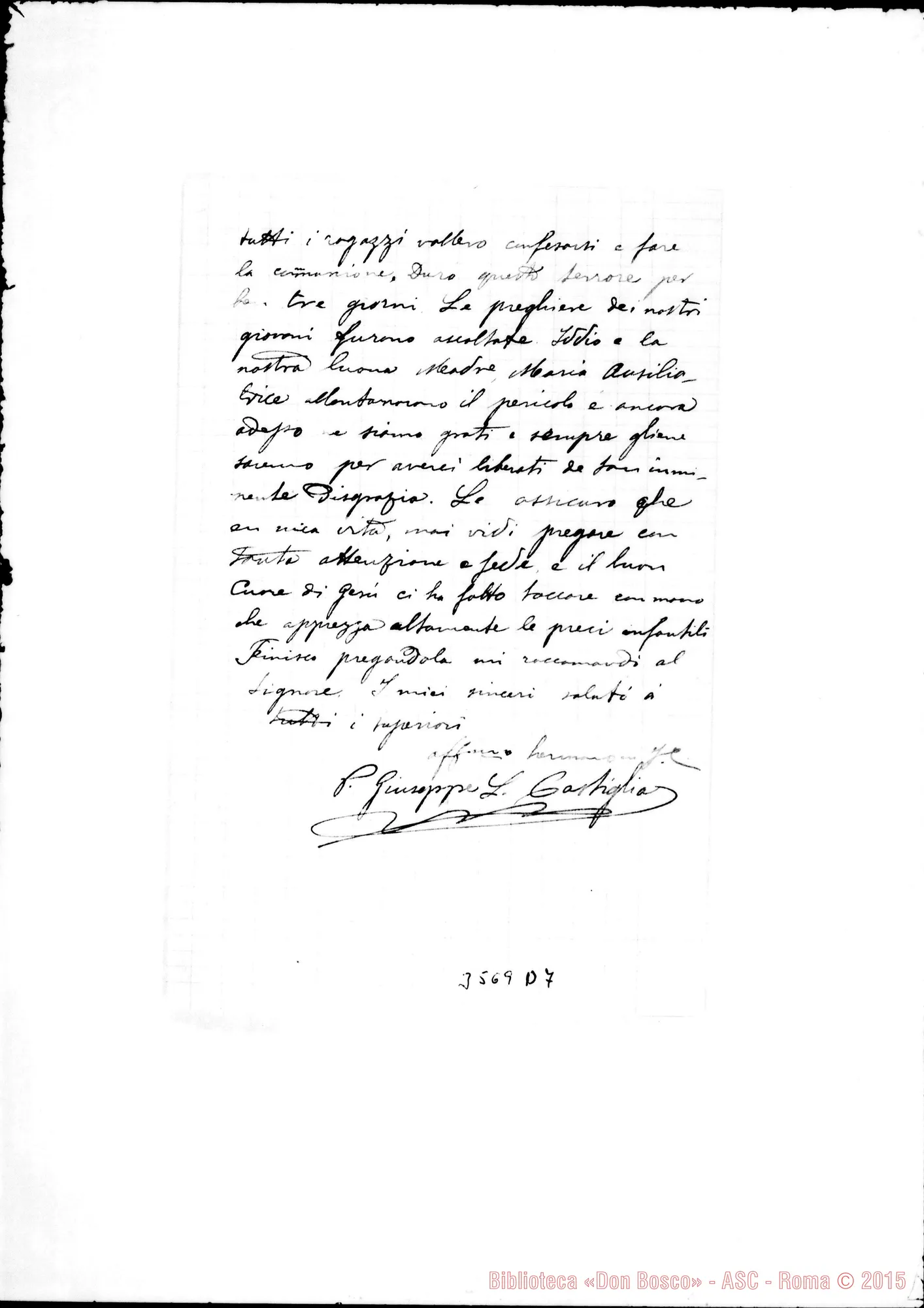 Fotogramma D 7 — Don Giuseppe Castiglia-Rev.do Padre. San Nicolás, 21-08-1893