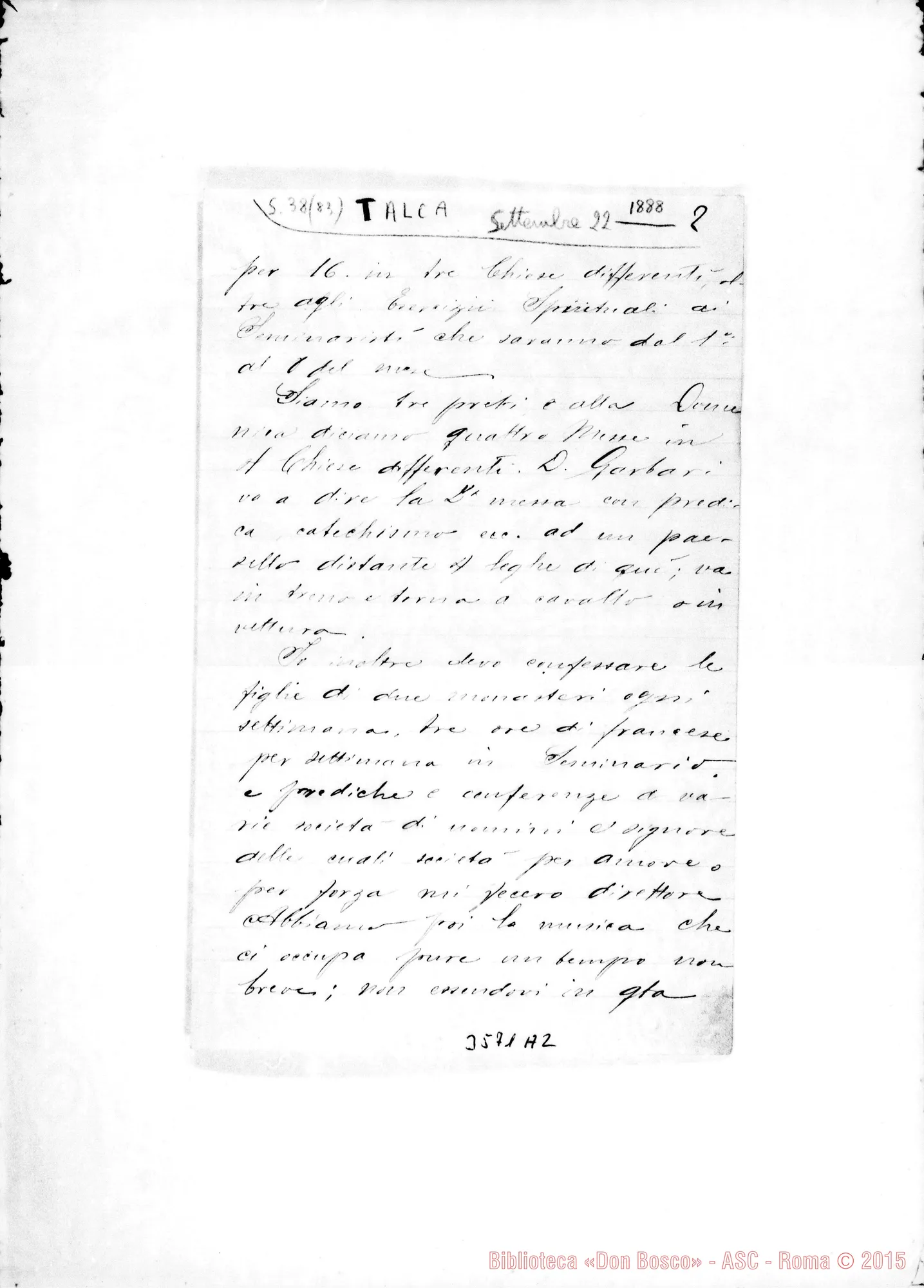 Fotogramma A 2 — Don Domenico Tomatis-Don Gavio. Talea, 22-09-1888