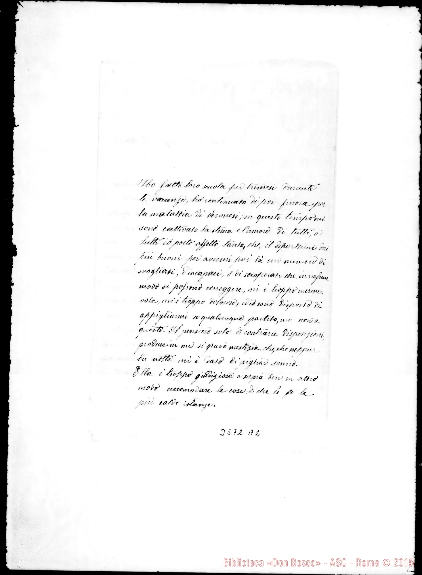 Fotogramma A 2 — Torino-Oratorio: Ch. Obertiglia Timoteo-Direttore. Senza data
