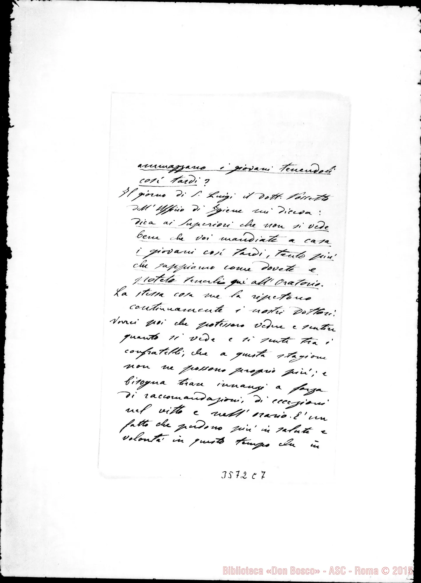 Fotogramma C 7 — Don Marchisio Secondo-Superiori. Torino, 3-09-1908