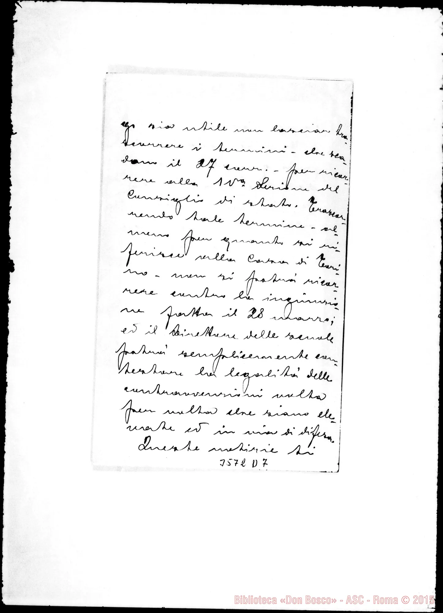 Fotogramma D 7 — Avv. Frane. Gusmano-Don Gusmano. Roma, 10-05-1907