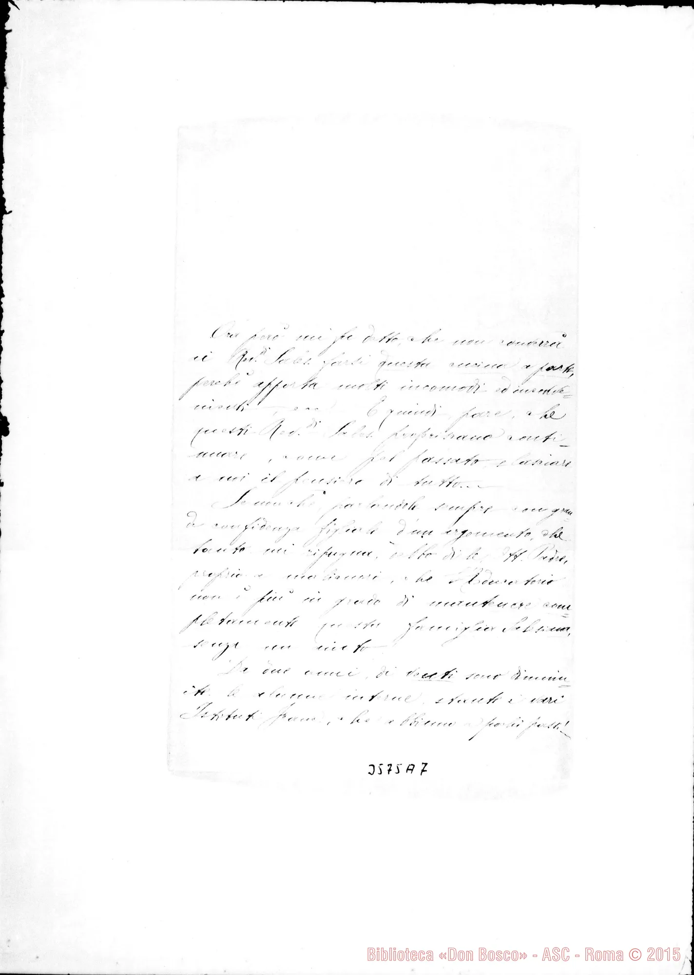 Fotogramma A 7 — Suor Angiolina Sorbone-Venerato Padre. Bordighera, 10-11-1907