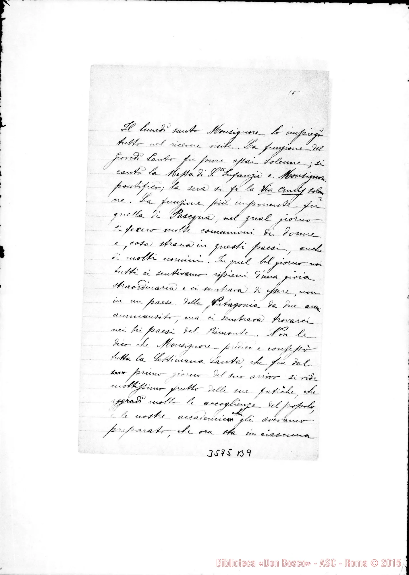 Fotogramma B 9 — Viedma: Don Agosta Francesco-Don Lazzero. Viedma,23-04-1889