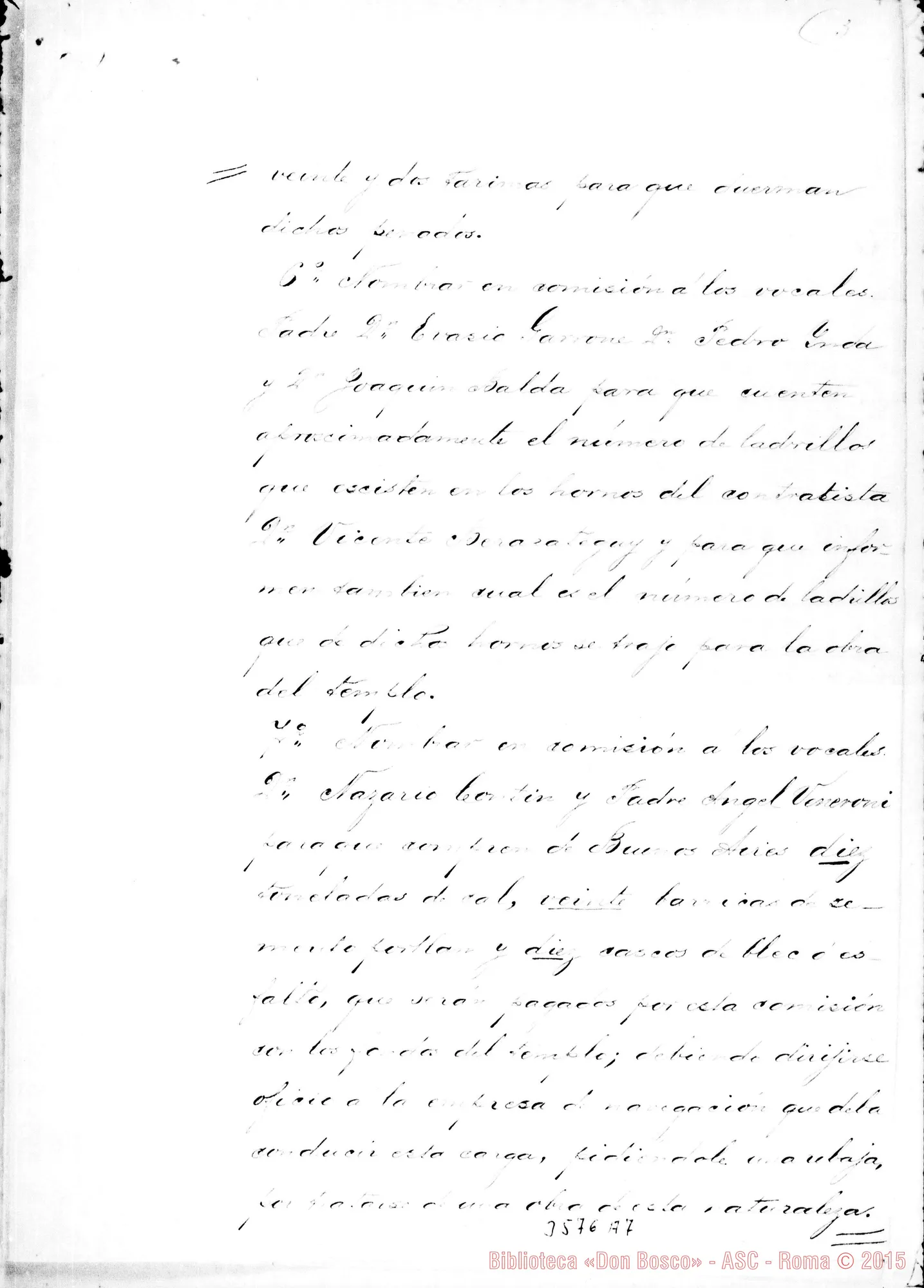 Fotogramma A 7 — Verbale della Commissione popolare. Viedma, 1-02-1901