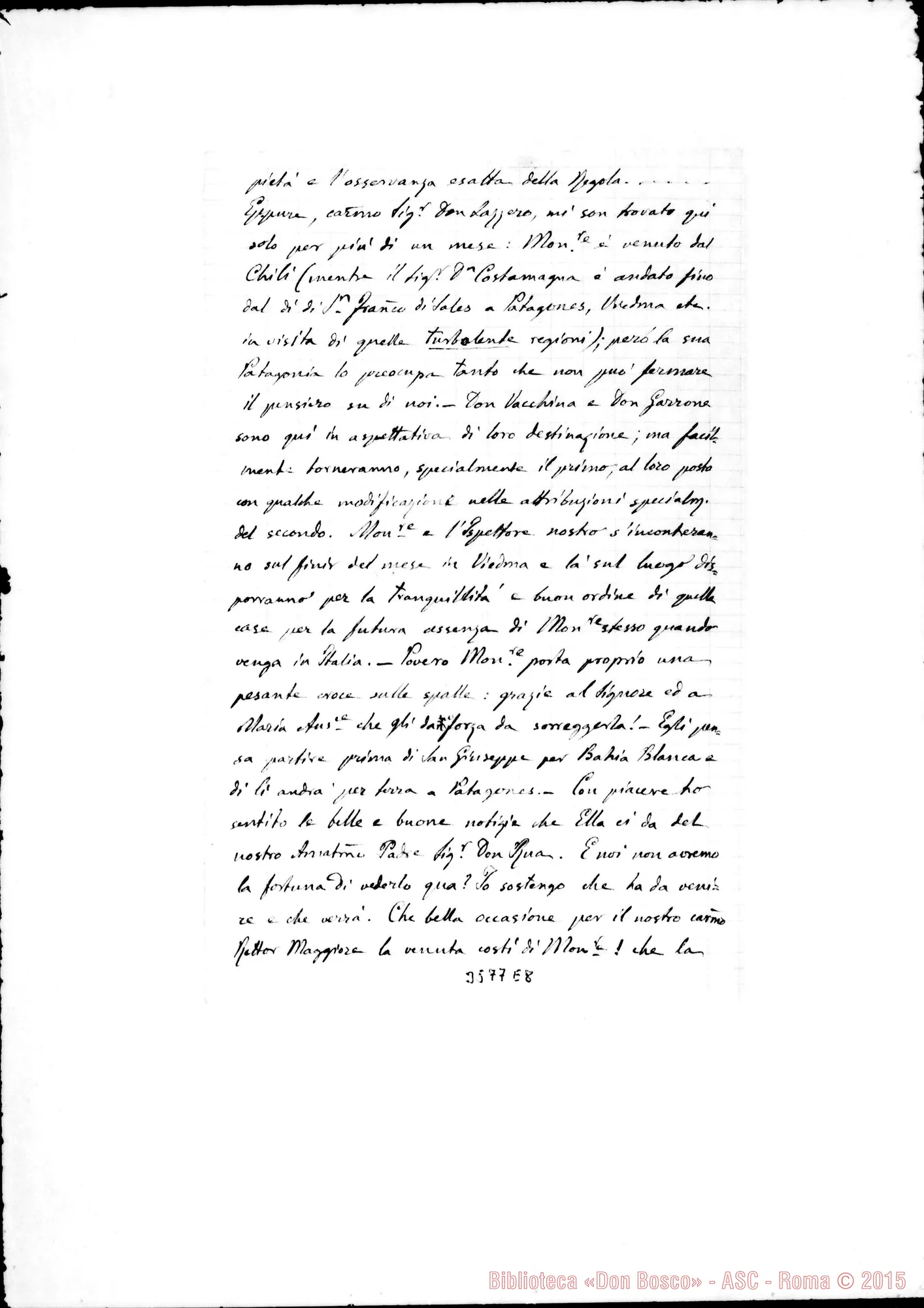 Fotogramma E 8 — Don Giuseppe Vespignani-Don Lazzero. Almagro, 11-03-1892