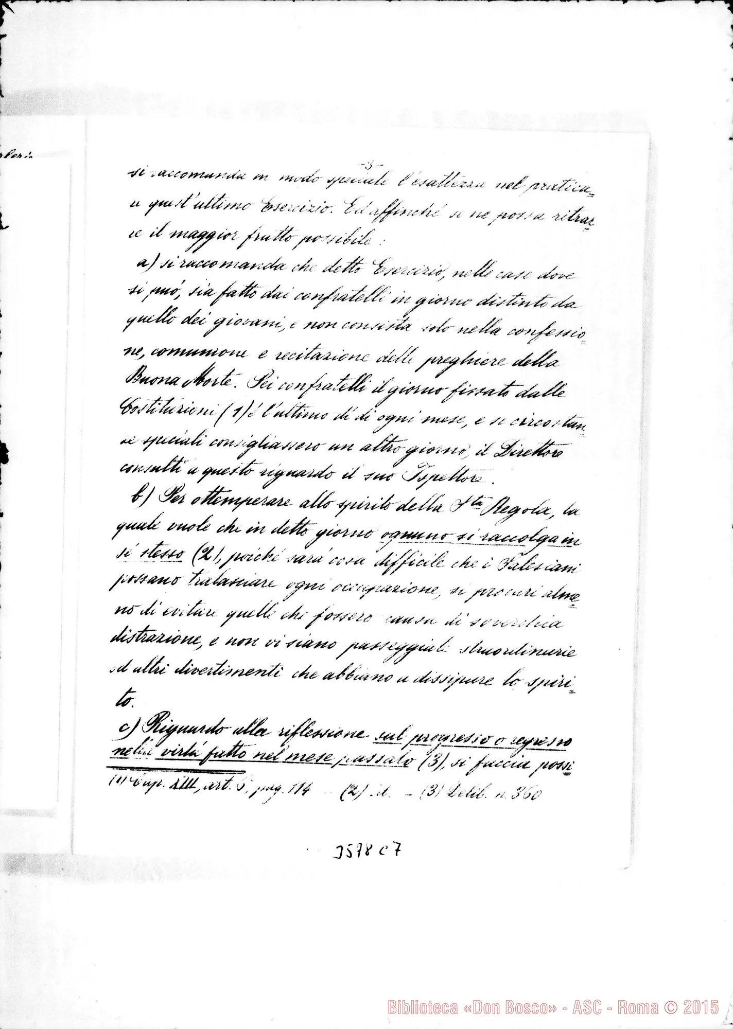 Fotogramma C 7 — Atti del Primo Capitolo Generale Americano. Almagro, 1902