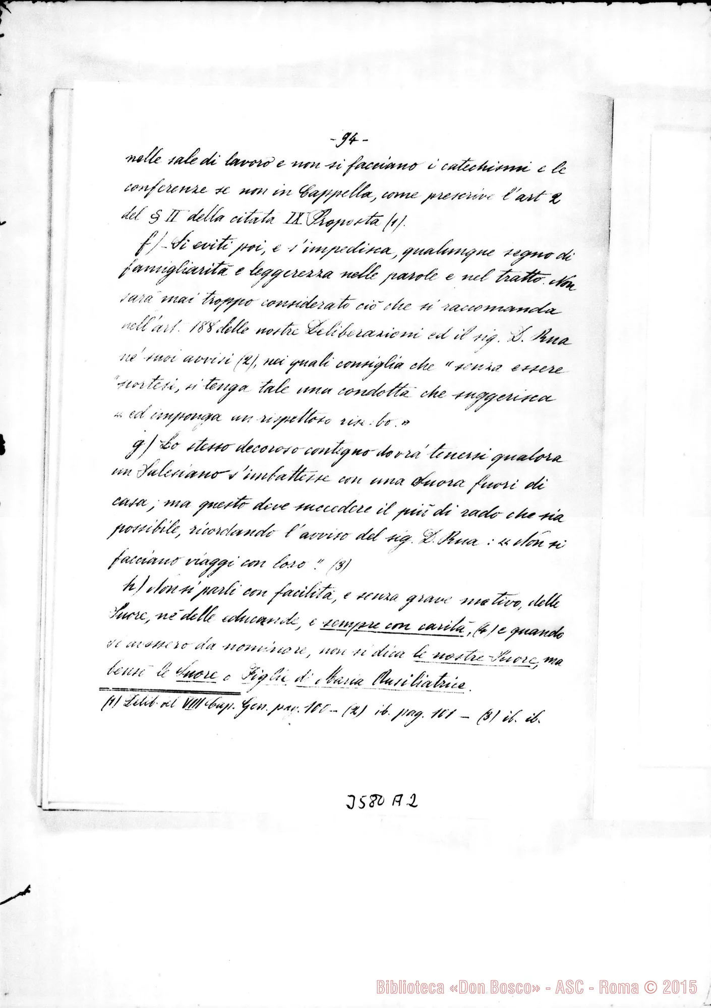 Fotogramma A 2 — Atti del Primo Capitolo Generale Americano. Almagro, 1902