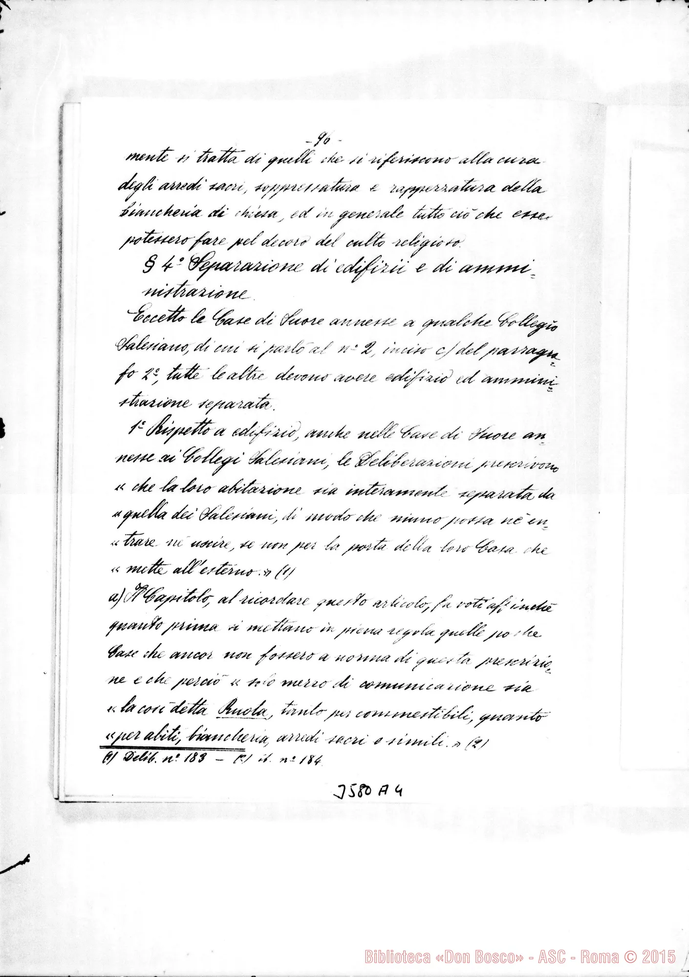 Fotogramma A 4 — Atti del Primo Capitolo Generale Americano. Almagro, 1902
